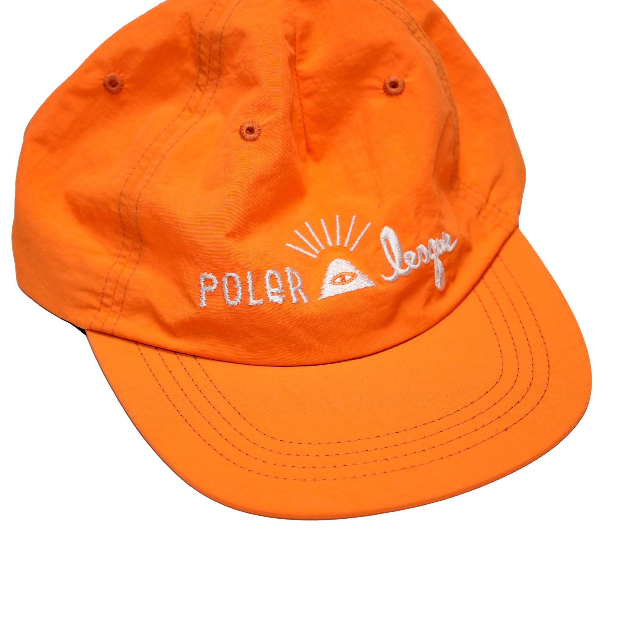 EMB NYLON CAP | Color:Light Orange【POLER_ポーラー】251MCV0200