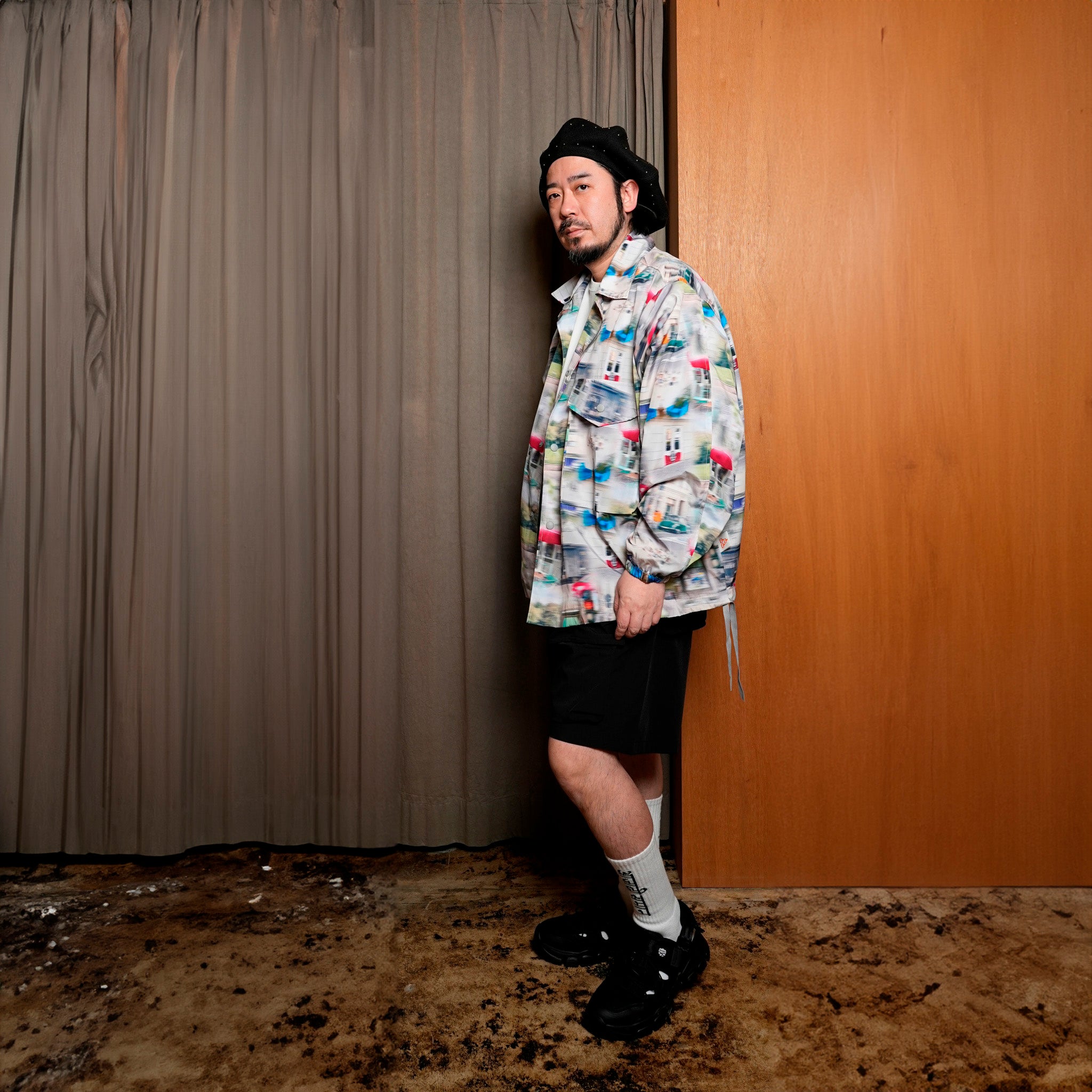 PATTERN UTILITY JACKET – Gray | GORT