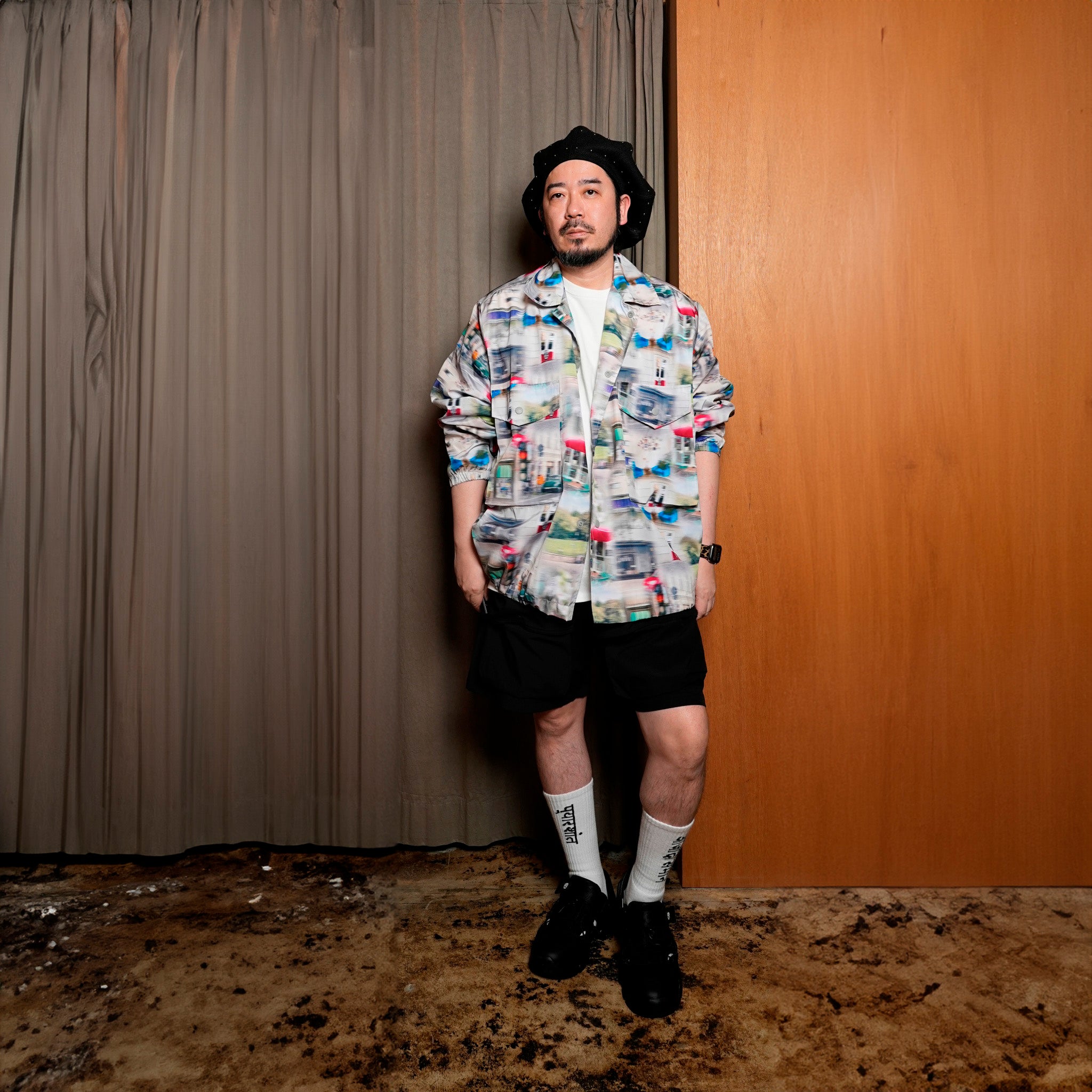 PATTERN UTILITY JACKET – Gray | GORT