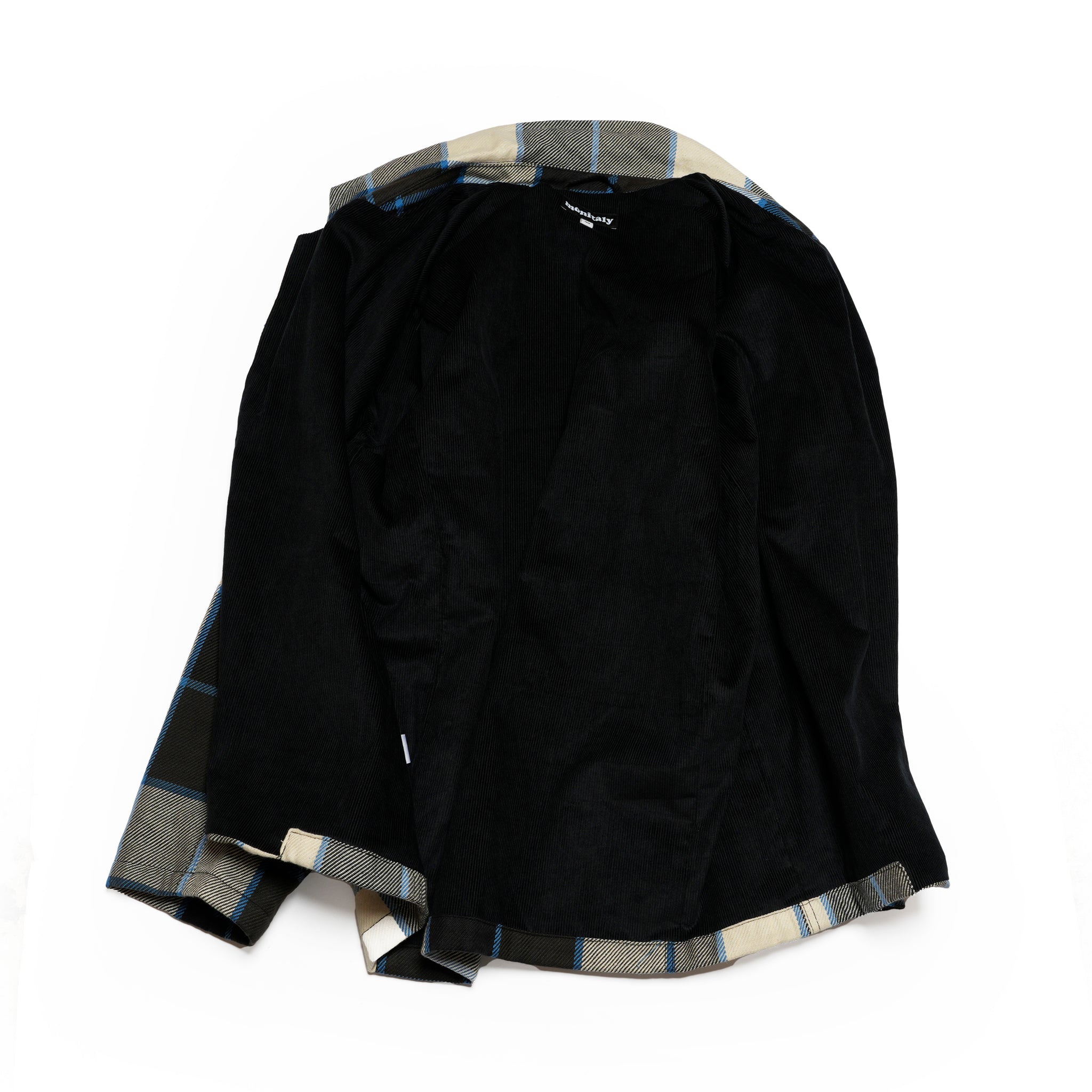 Italian Drop Lapel Jacket | Color_Check 72909-A | No_m32870-2_check 72909-a【MONITALY_モニタリー】