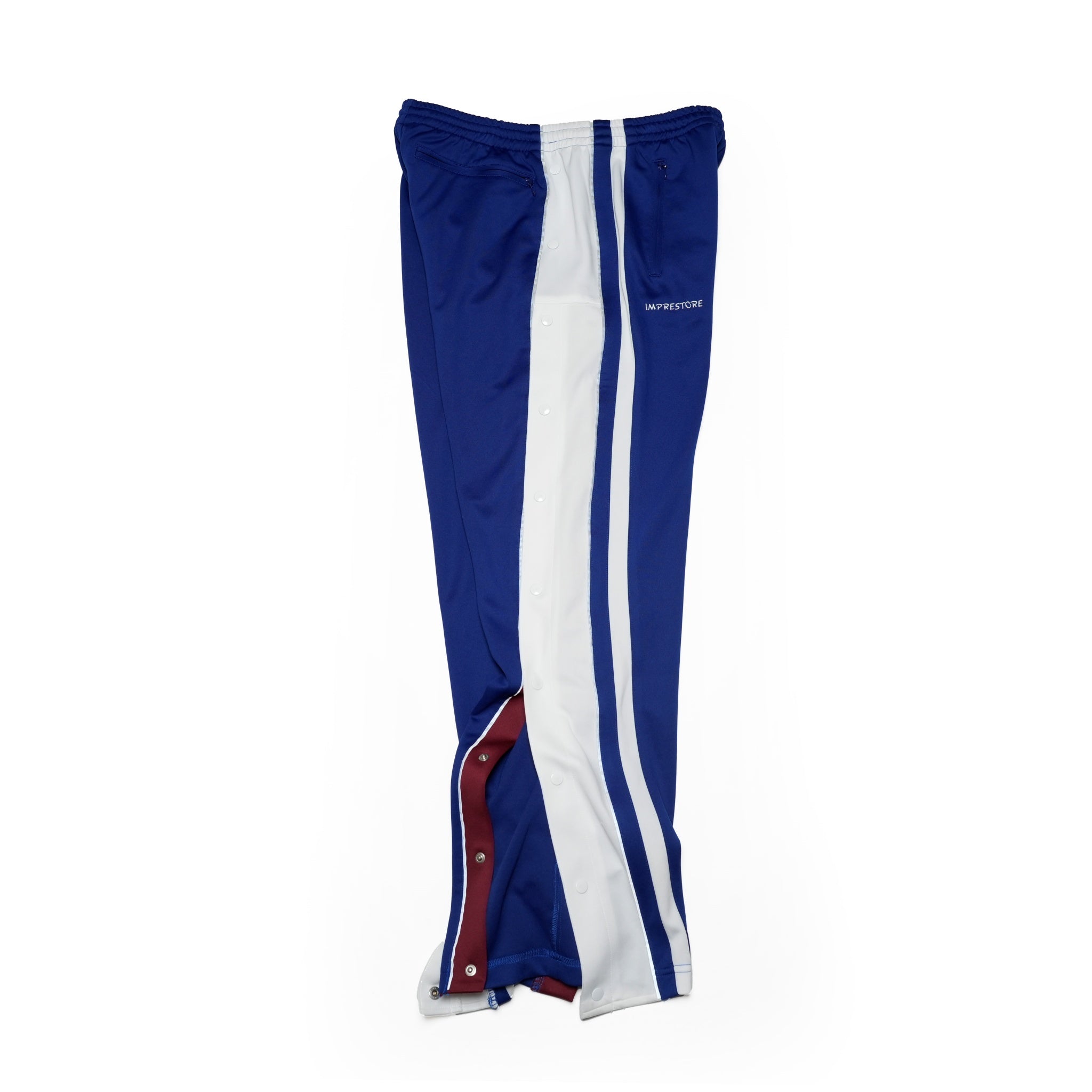 Warren | Basket Jersey Pants – Blue/maroon | IMPRESTORE