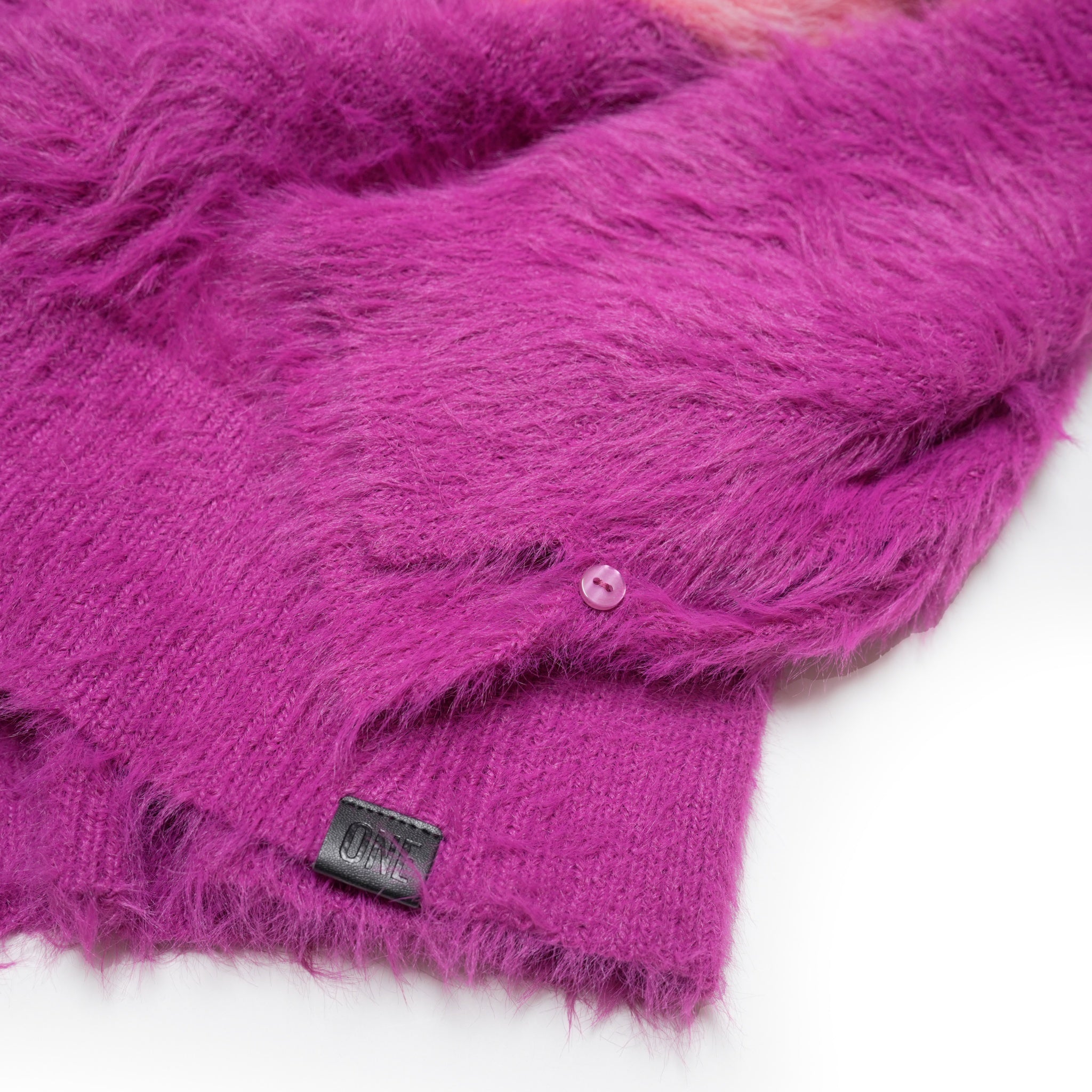 24925E_PINK | FLUFFY COLOUR BLOCK SWEATER | Color:Pink【ONE TEASPOON_ワンティースプーン】