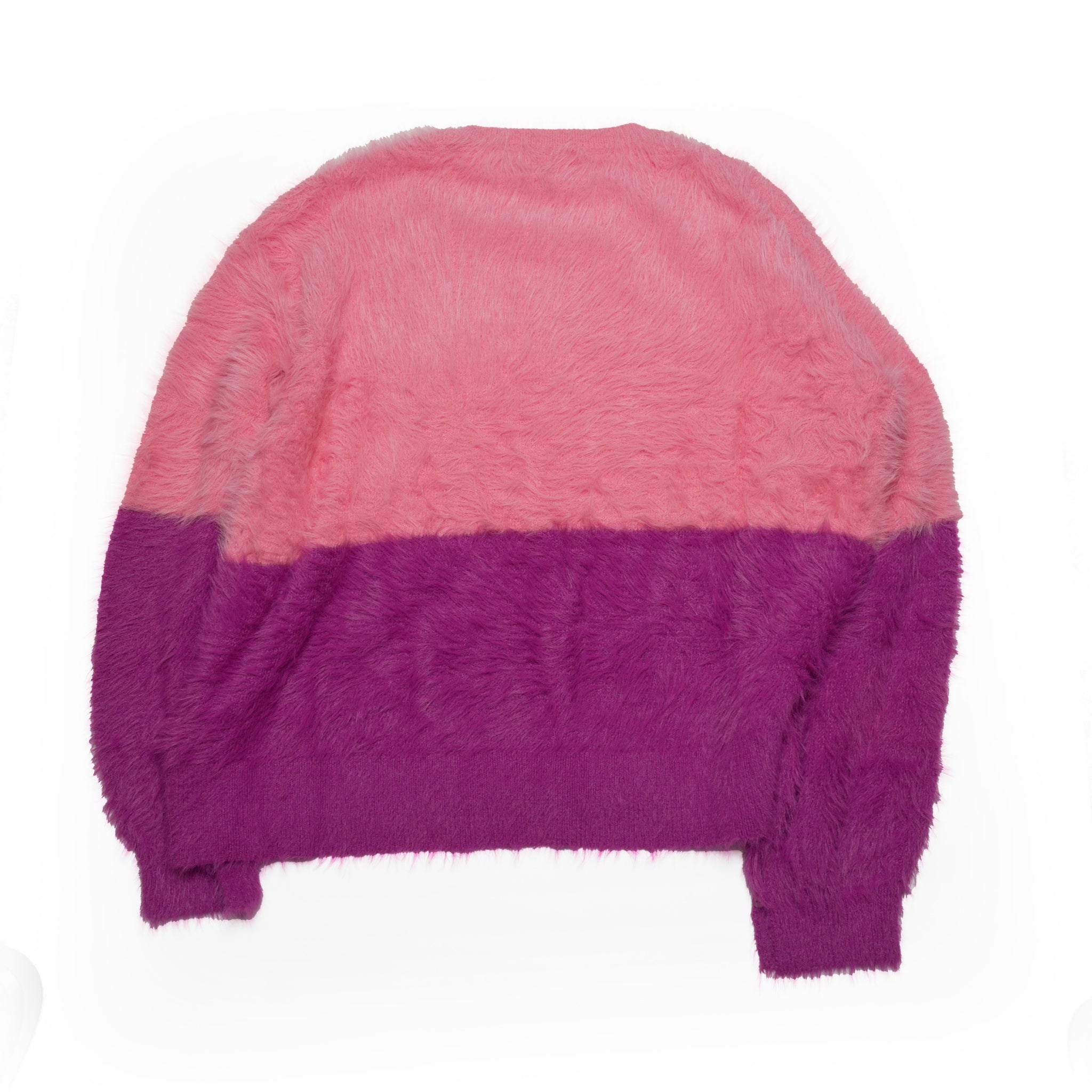 24925E_PINK | FLUFFY COLOUR BLOCK SWEATER | Color:Pink【ONE TEASPOON_ワンティースプーン】