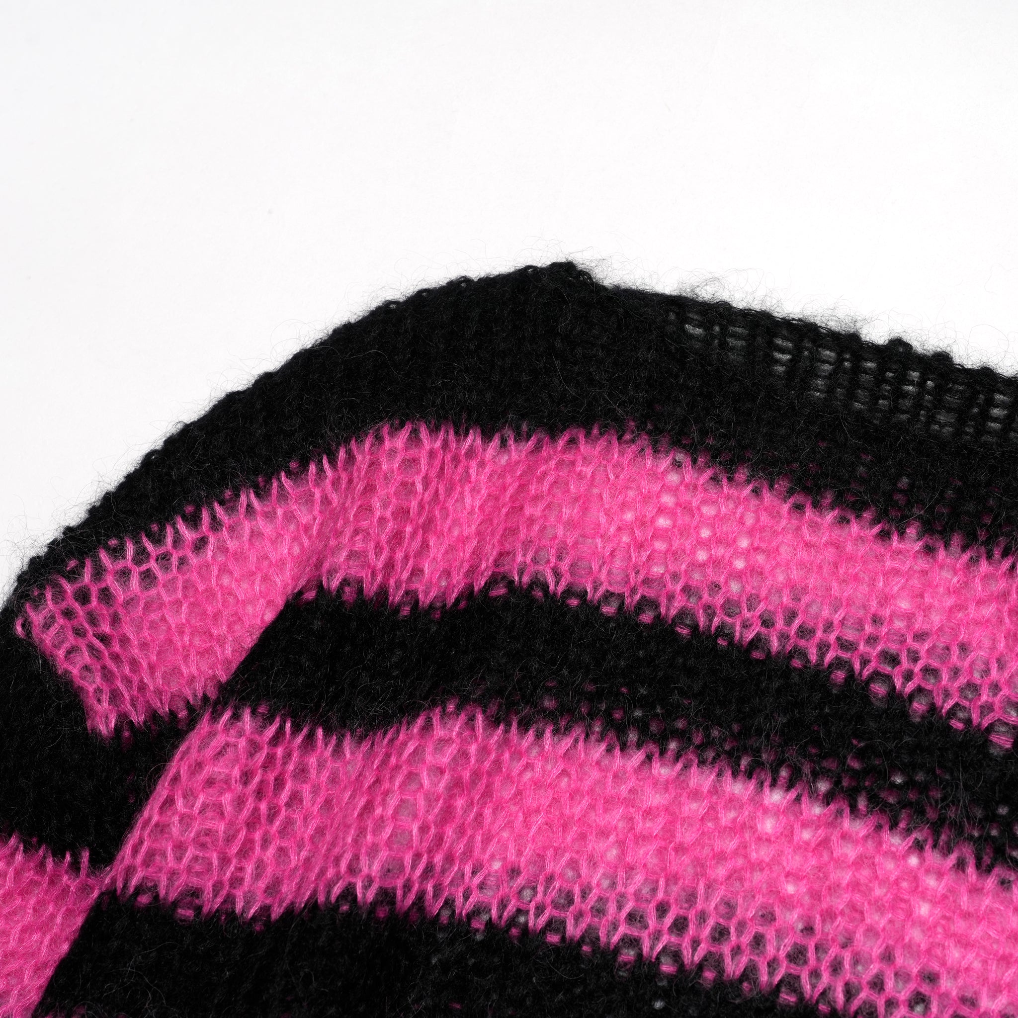 Mesh Mohair knit / Pink【AMBERGLEAM_アンバーグリーム】1320151113