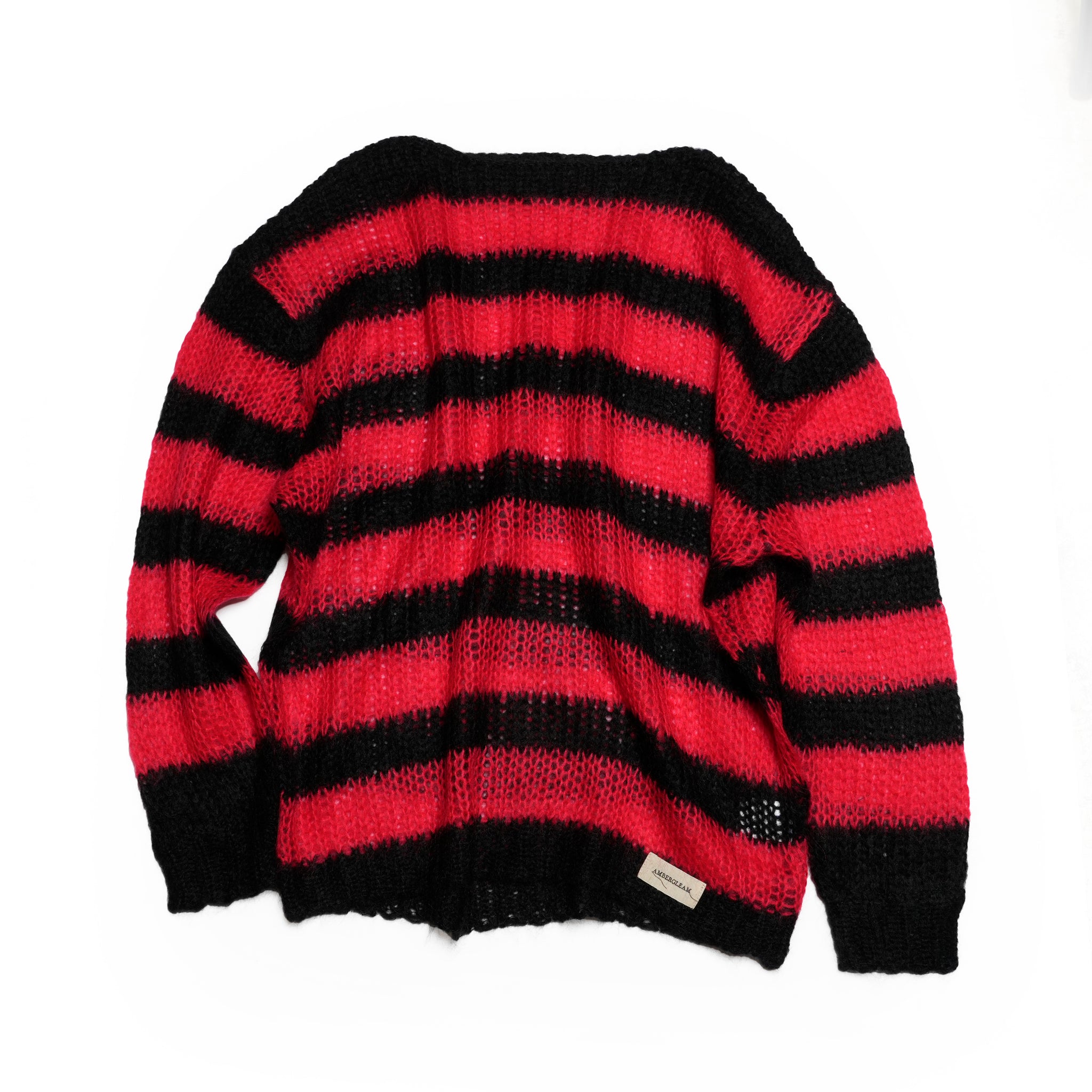 Mesh Mohair knit / Red【AMBERGLEAM_アンバーグリーム】1320151113