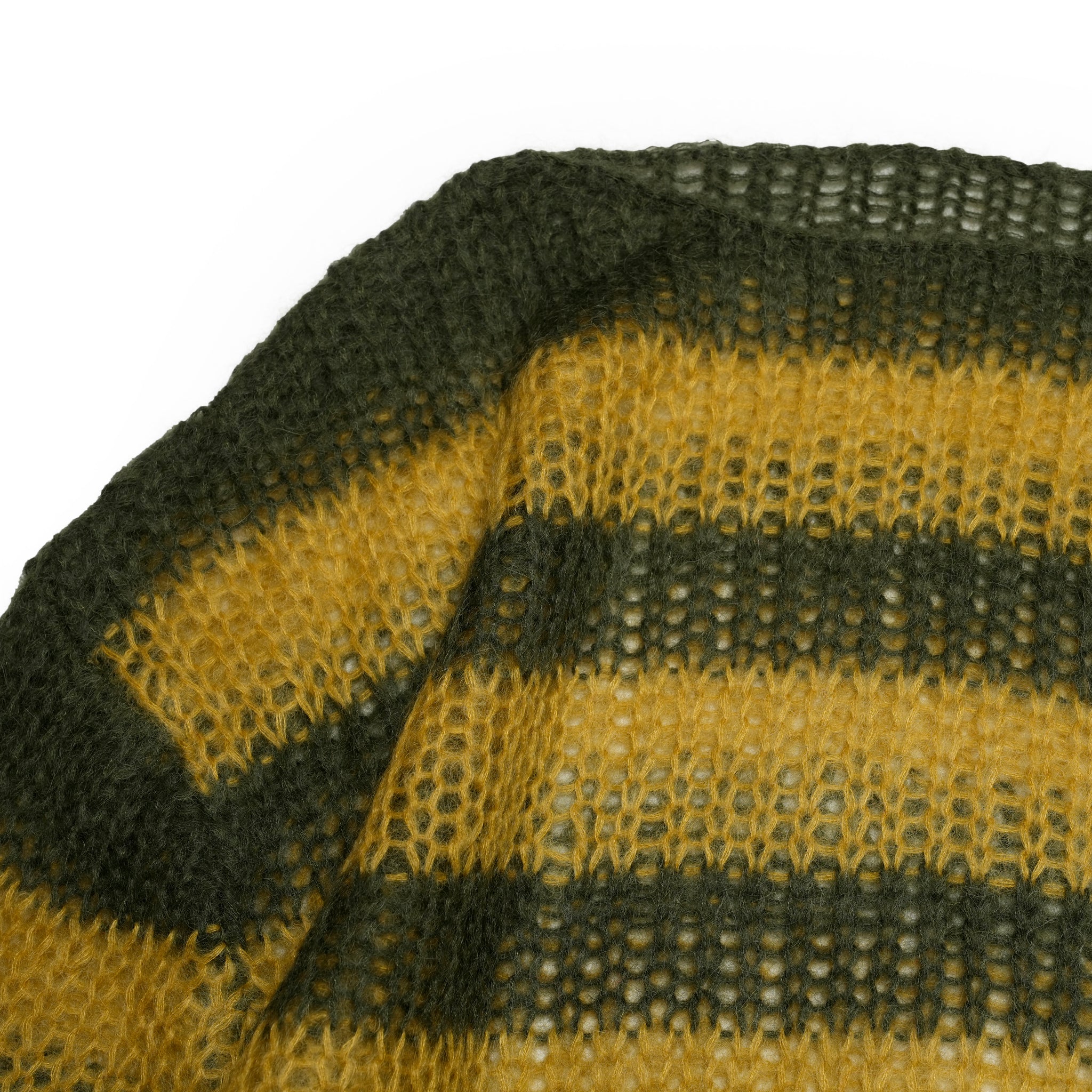 Mesh Mohair knit / Yellow【AMBERGLEAM_アンバーグリーム】1320151113