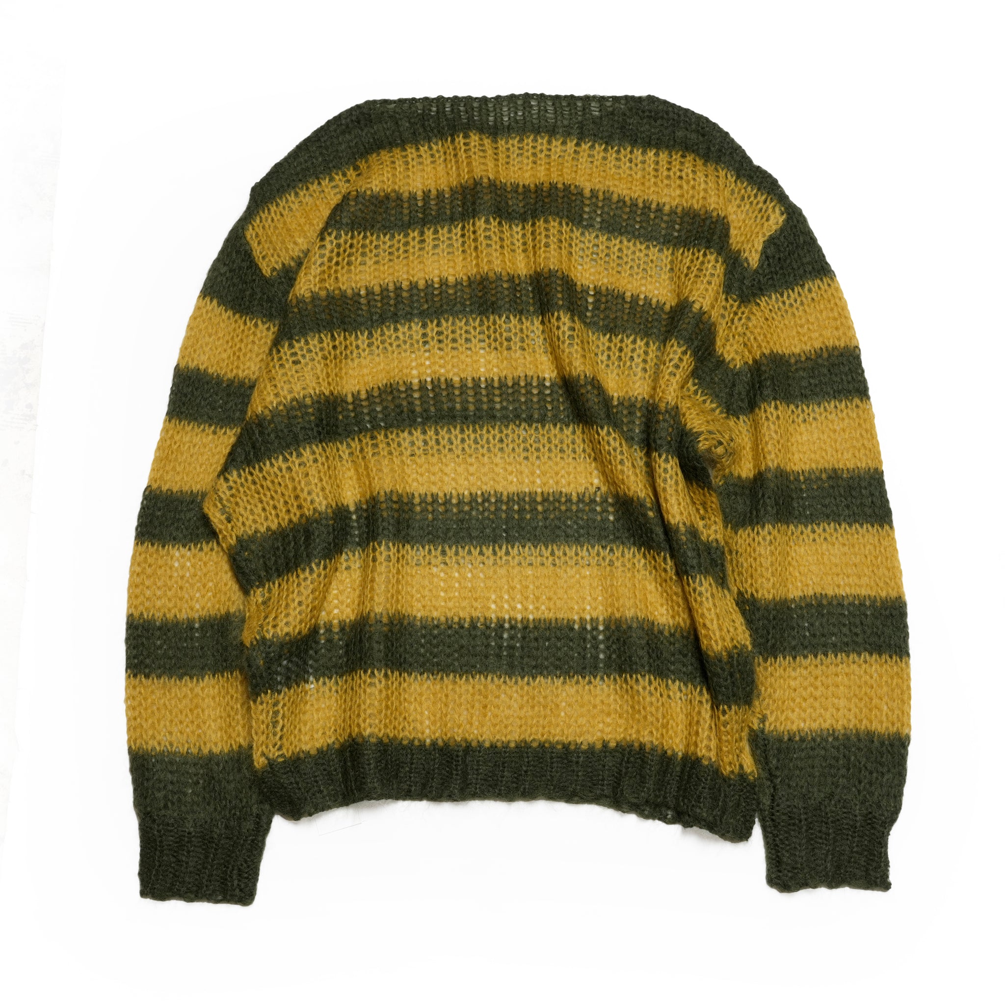 Mesh Mohair knit / Yellow【AMBERGLEAM_アンバーグリーム】1320151113