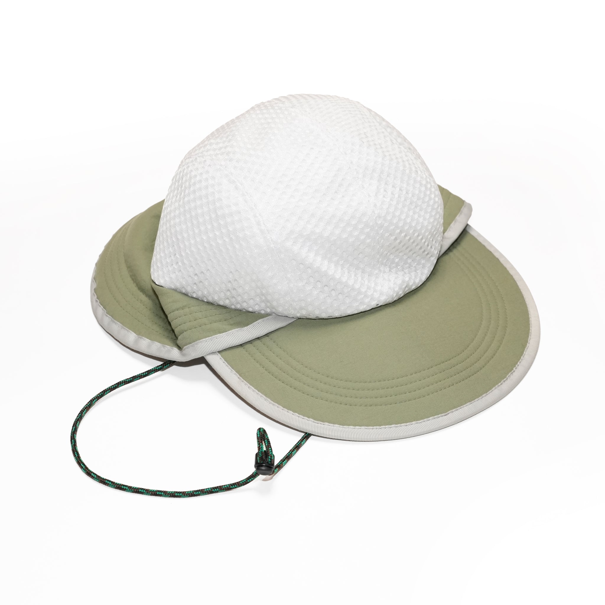 PH25SS-001_Lt.Olive | P.H. M. MESH TWOWAY HAT | Color:Lt.Olive【POWDERHORN MOUNTAINEERING_パウダーホーンマウンテニアリング】