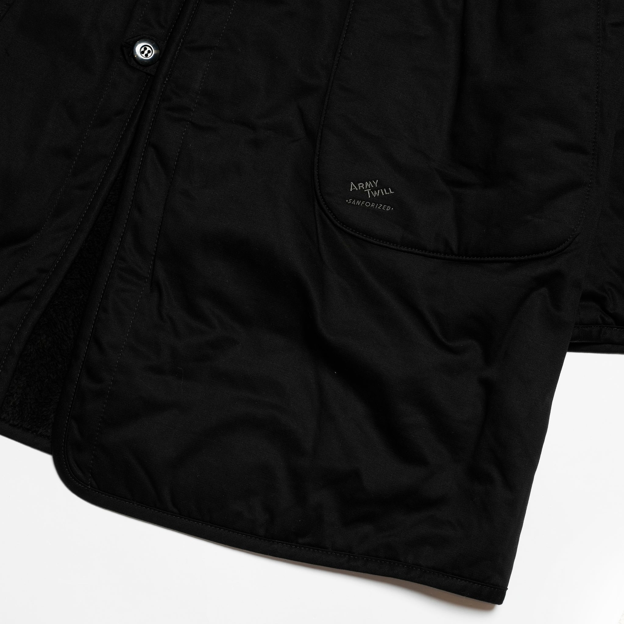 Broken Twill Reversible Coat | Color_Black | No_am-2554007_black【ARMY TWILL_アーミーツイル】