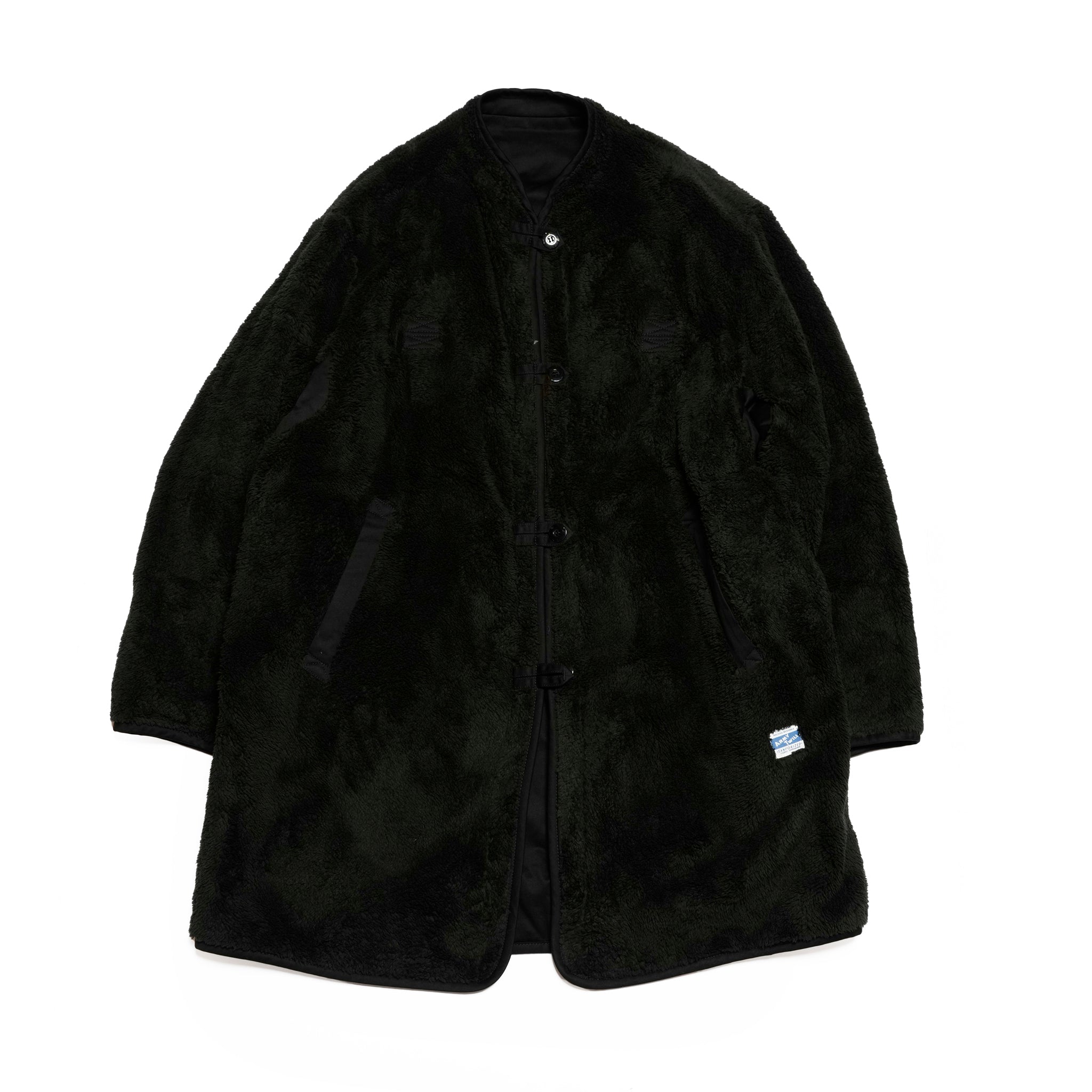 Broken Twill Reversible Coat | Color_Black | No_am-2554007_black【ARMY