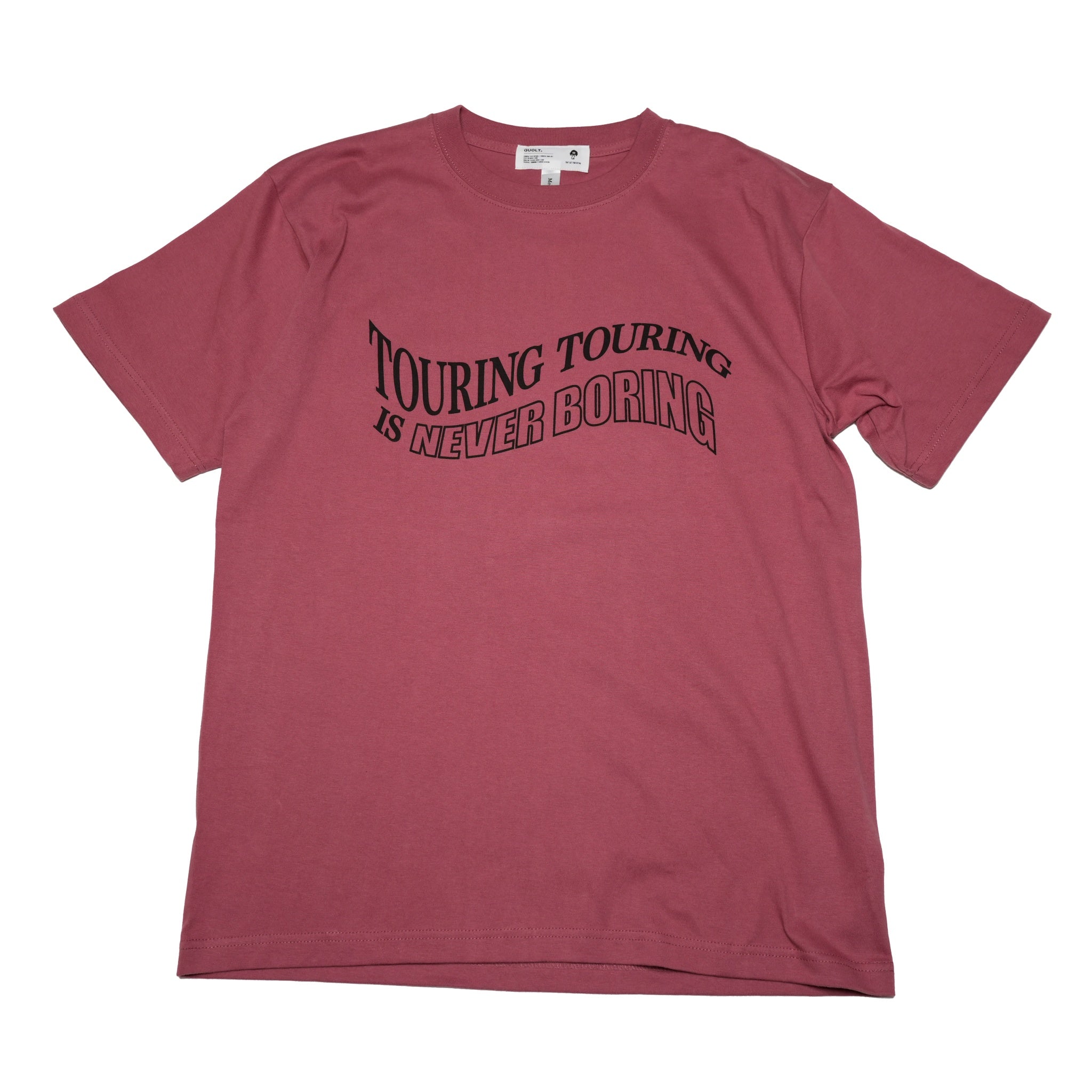 No:901T-1770 | Name:TOURING TEE  | Color:White / CASSIS-RED  |【QUOLT_クオルト】【ネコポス選択可能】