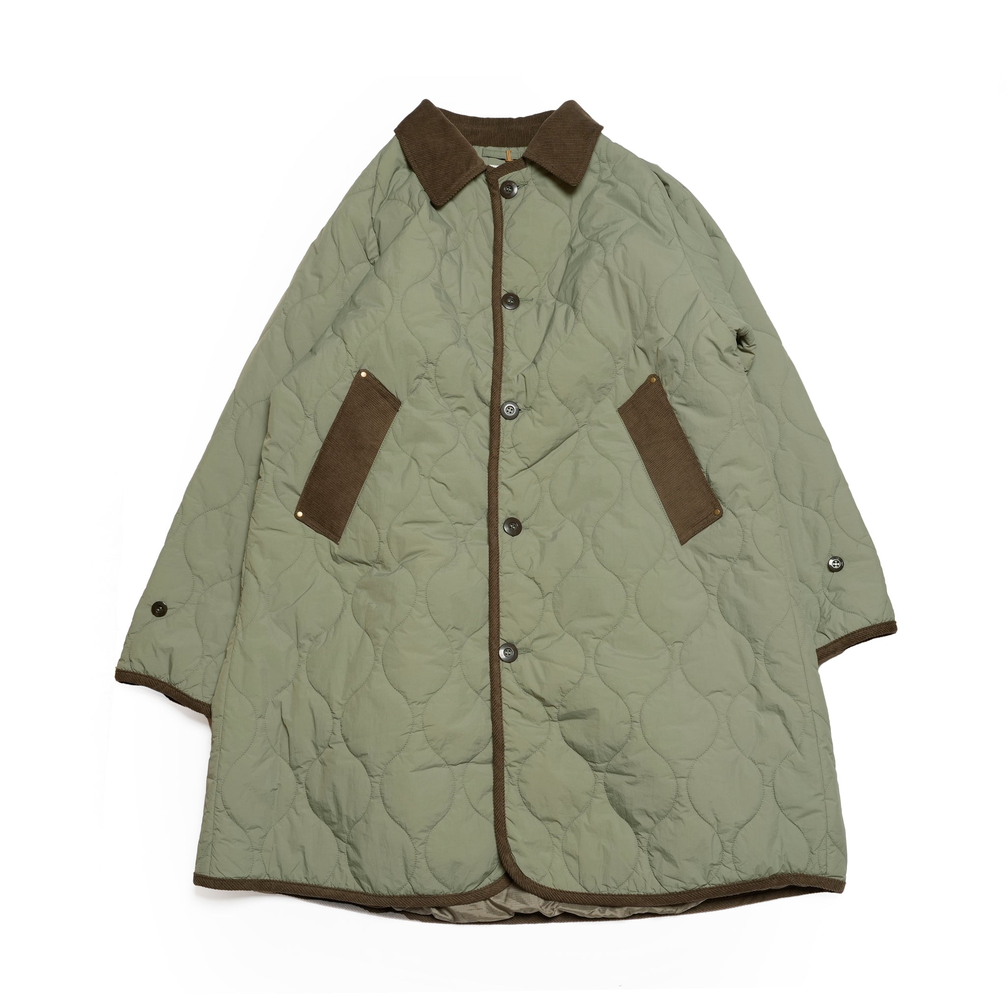 Quilting Field Coat | Color_Khaki | No_am-2554009_khaki【ARMY TWILL_アーミーツイル】