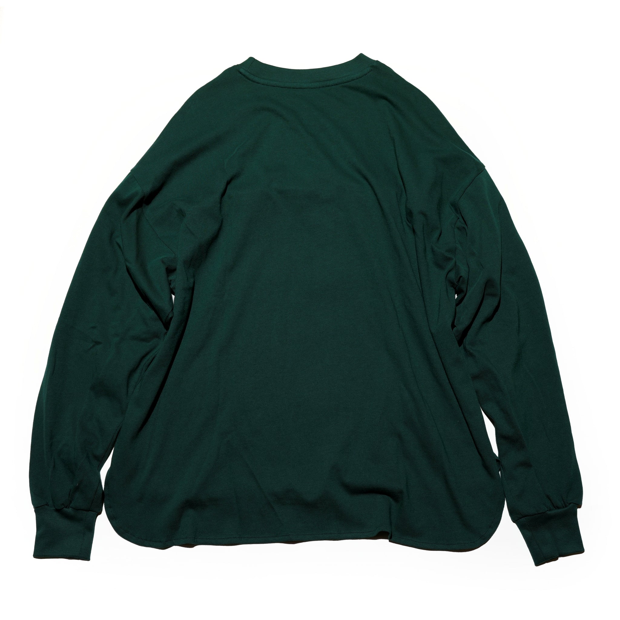 WHT24FBL4057_Green | curve frill tee | Color:Green【WHYTO_ホワイト】