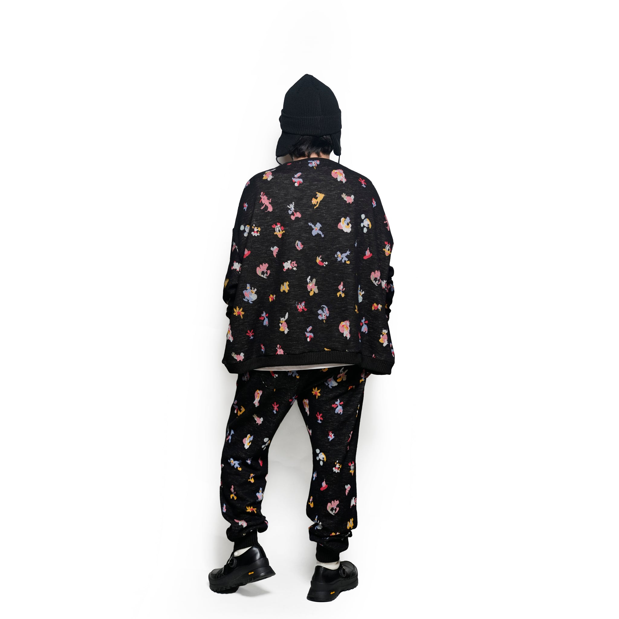 Origin Jacquard Pullover | Color_Melt Bk | No_bsd25aw-11_melt bk【BEDSIDEDRAMA_ベッドサイドドラマ】