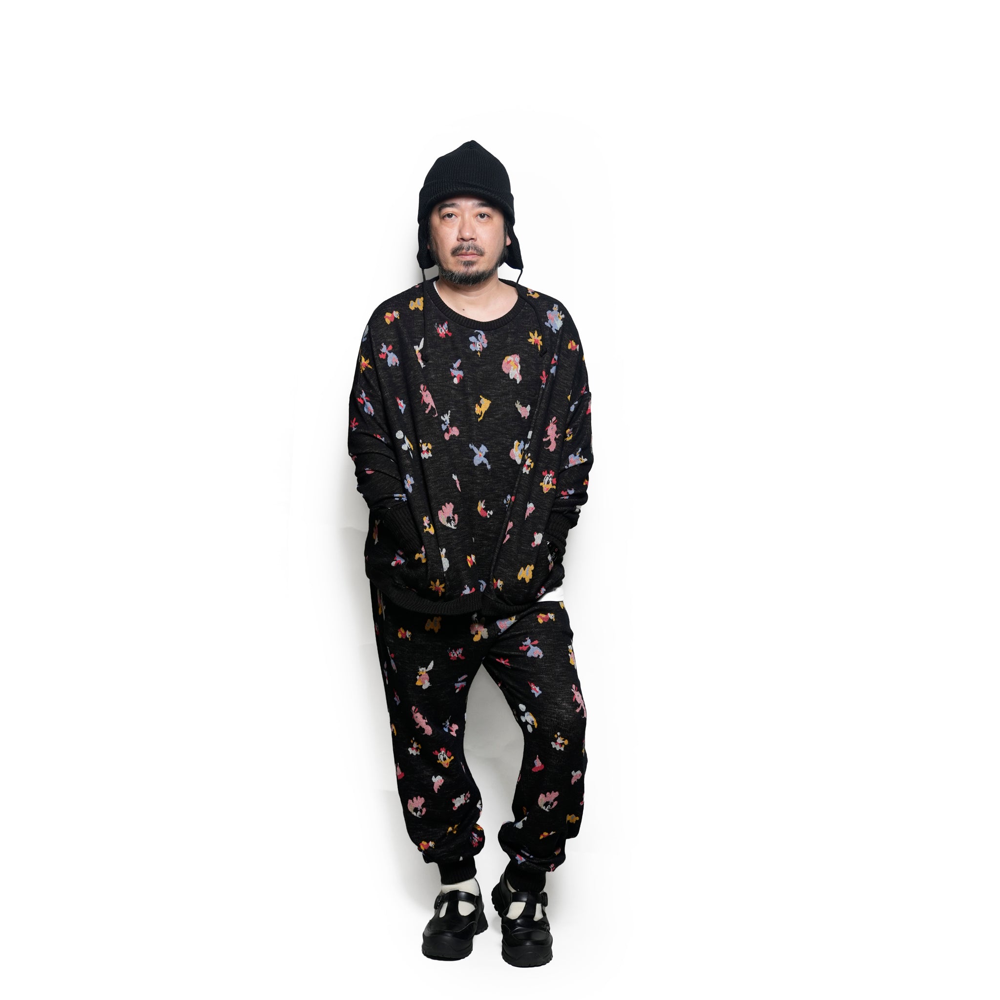 Origin Jacquard Jodhpurs | Color_Melt Bk | No_bsd25aw-12_melt bk【BEDSIDEDRAMA_ベッドサイドドラマ】