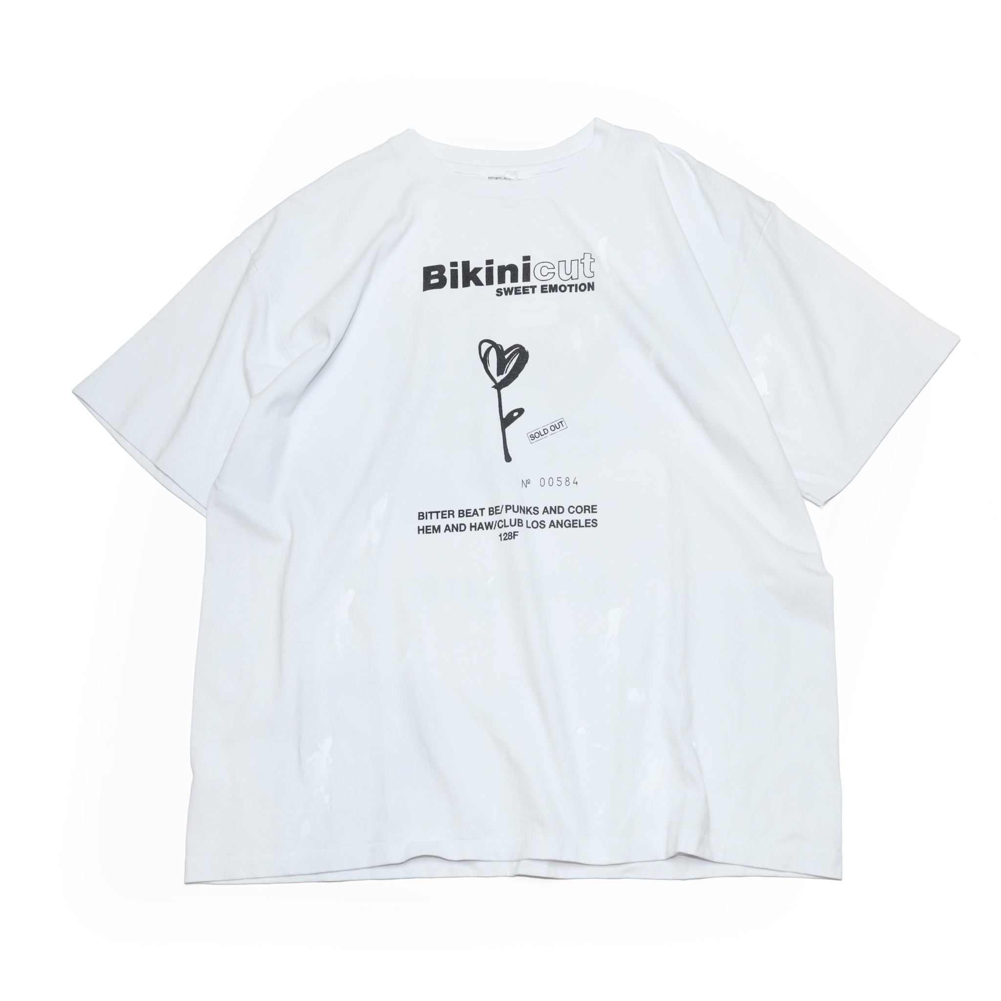 25#03-1010-0_Bikini Cut | 18/-white tube tee  | Color:Bikini Cut【MINAMI ANDERSON_ミナミアンダーソン】【入荷予定アイテム・入荷連絡可能】