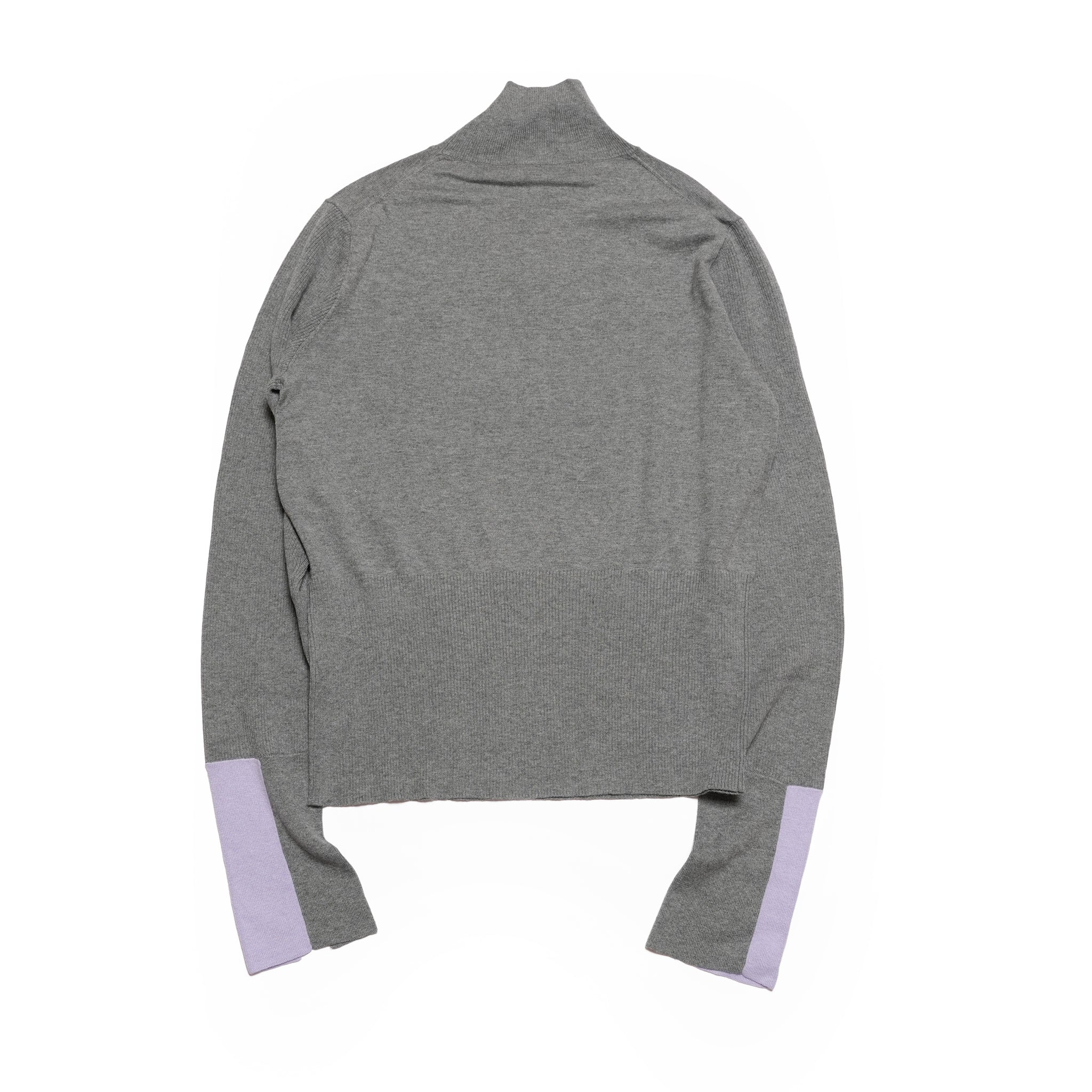 color block knit | Color_Gray | No_wht25fkn4039_gy【WHYTO_ホワイト】