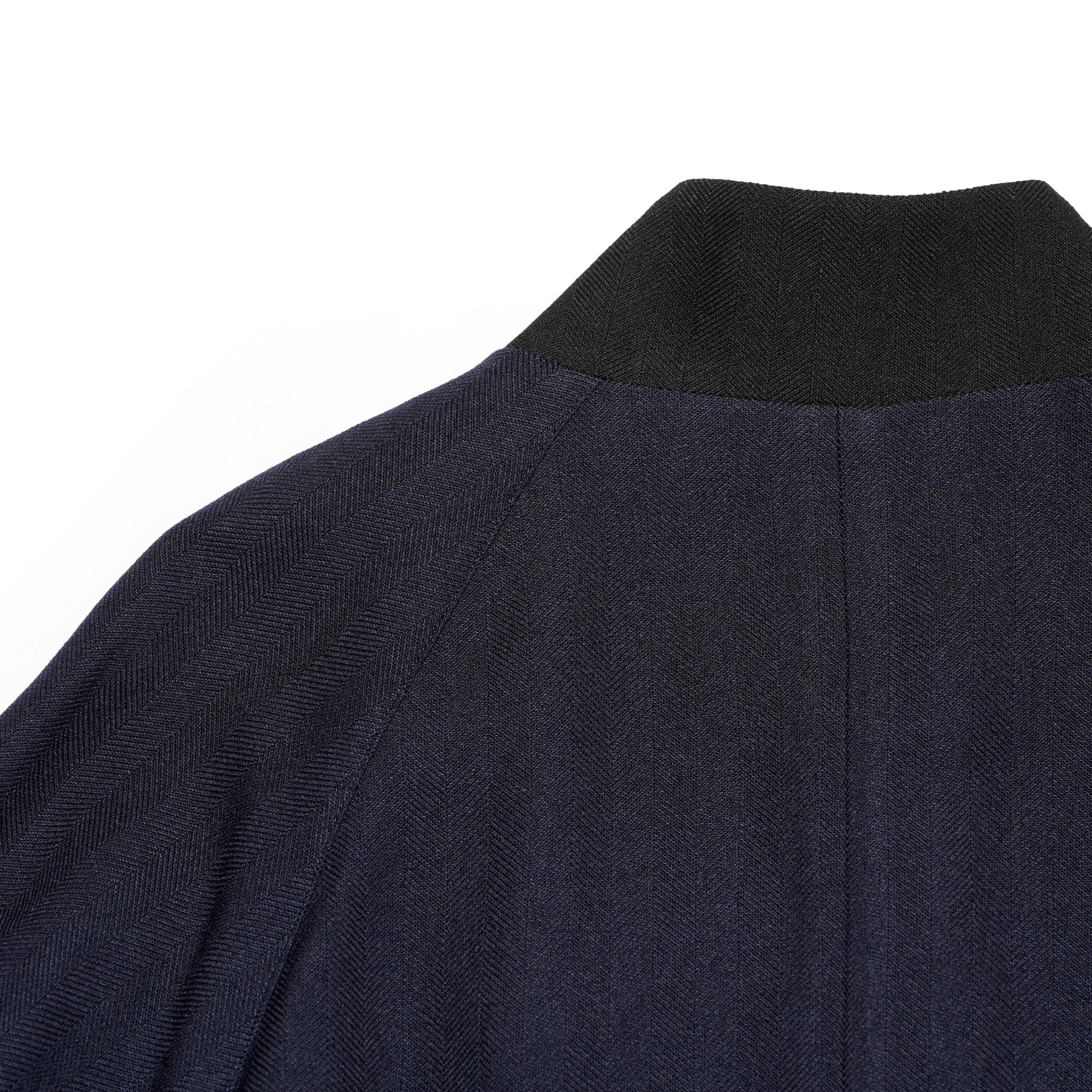 round cape jacket | Color_Navy | No_wht25fjk4047_navy【WHYTO_ホワイト】