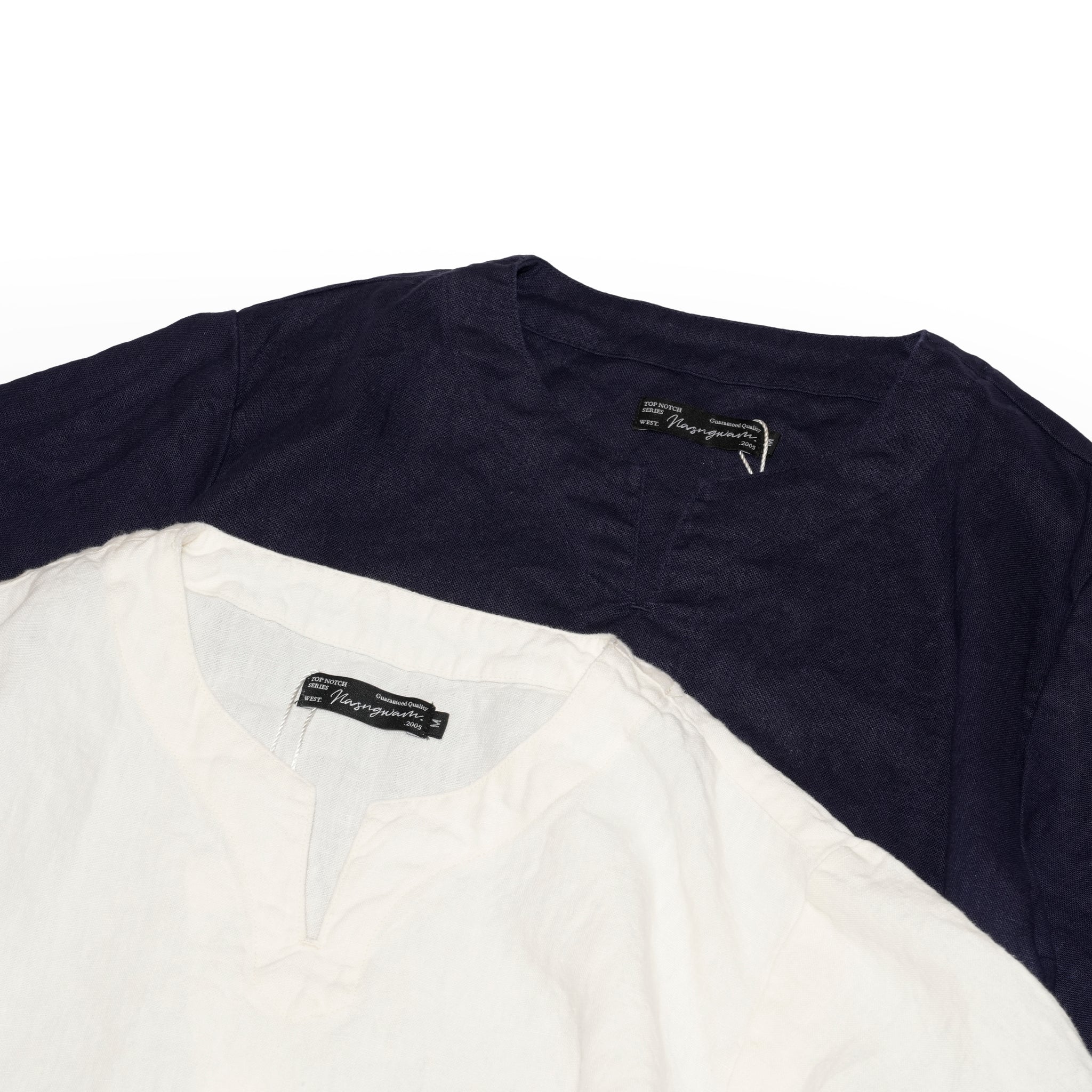 LIBERTY SHIRTS | Color:01-Natural | S0704101_01-NATURAL / 02-NAVY【NASNGWAM_ナスングワム】