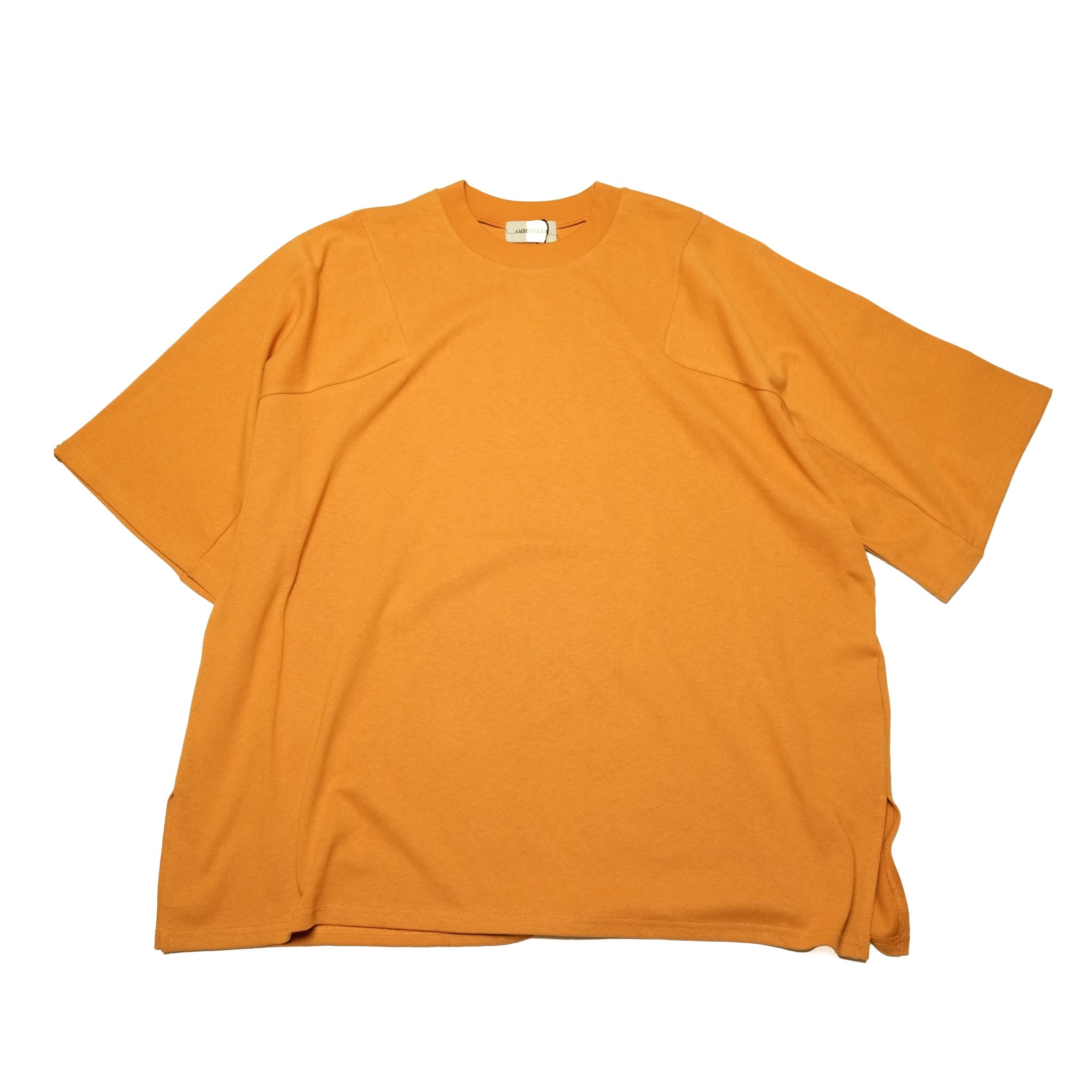 Panel Basic T-Shirt | Color:Black/Moon Gray/Bitter Orange/Violet【AMBERGLEAM_アンバーグリーム】| 1168141311