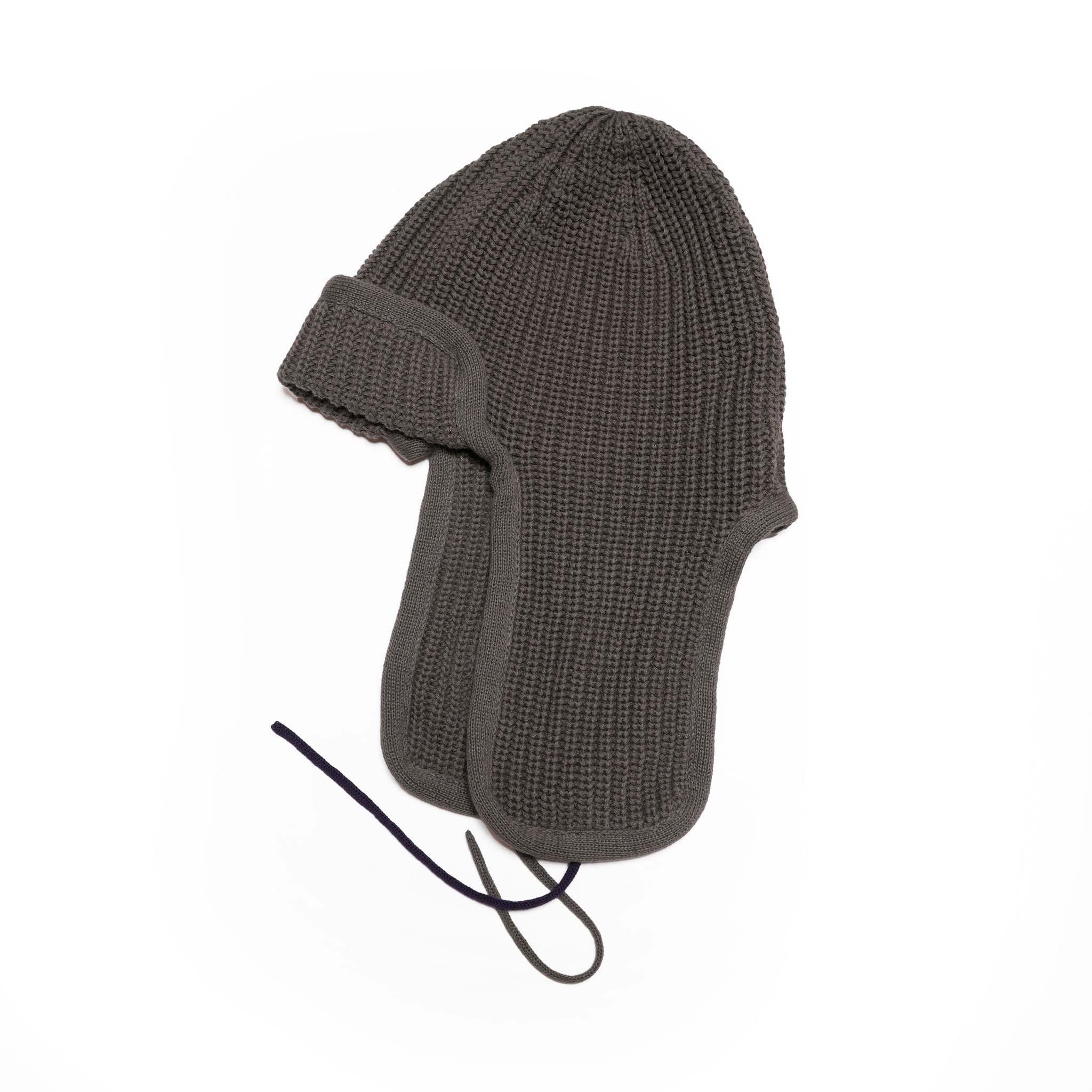 RABBIT EAR KNIT CAP | Color:Black/Gray【VIRGOwearworks_ヴァルゴウェアワークス】VG-CB-145