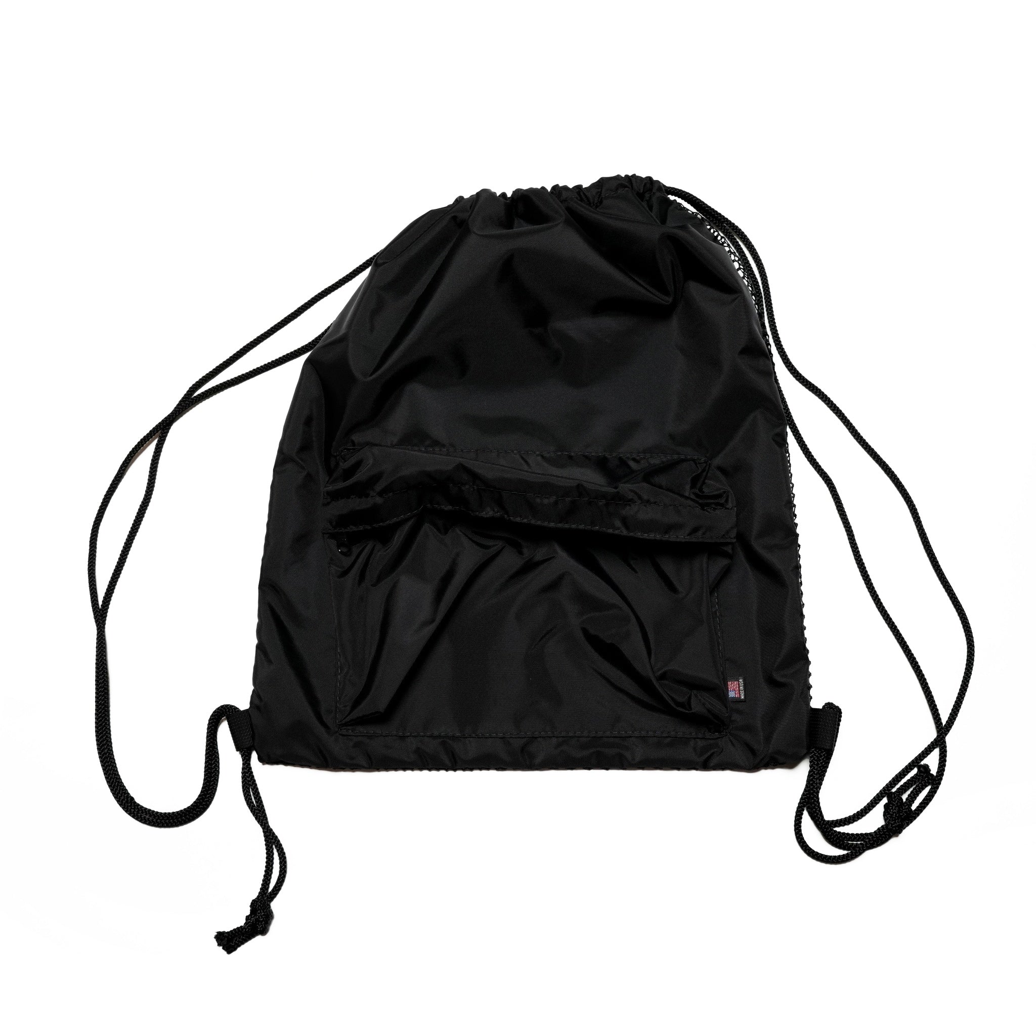 CSTM BAG-02 | Name*Toned D.S. Sack Add Front Pocket | Color:Black【SMOKE T ONE】【CS_One Cstm Fits All Made In USA】