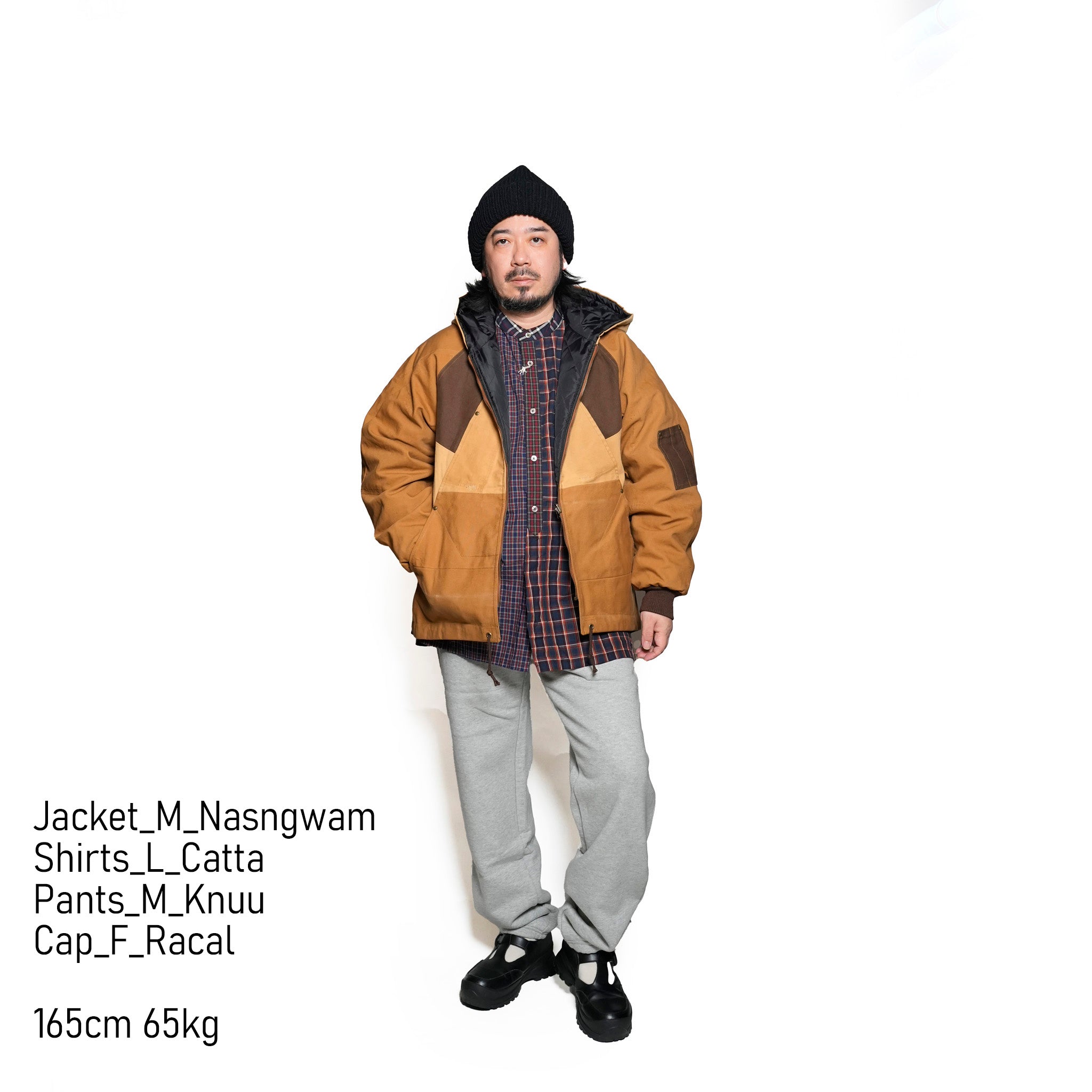 RJ2503002_BROWN | FACTORY JACKET | Color:BROWN【NASNGWAM_ナスングワム】