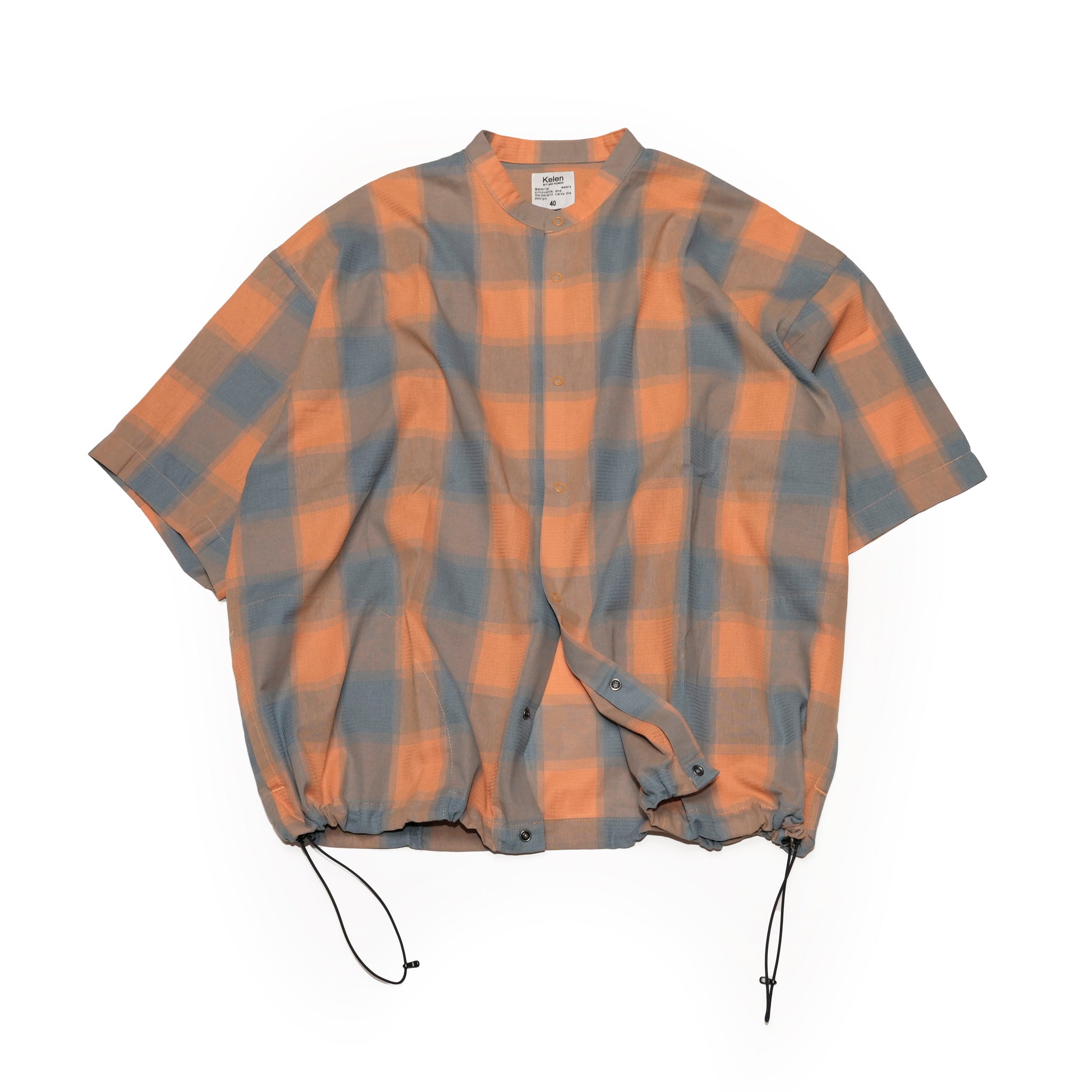 LIPMOA | Color_Orange Check | No_klm25ssh1136_orgck【KELEN MEN_ケレン】