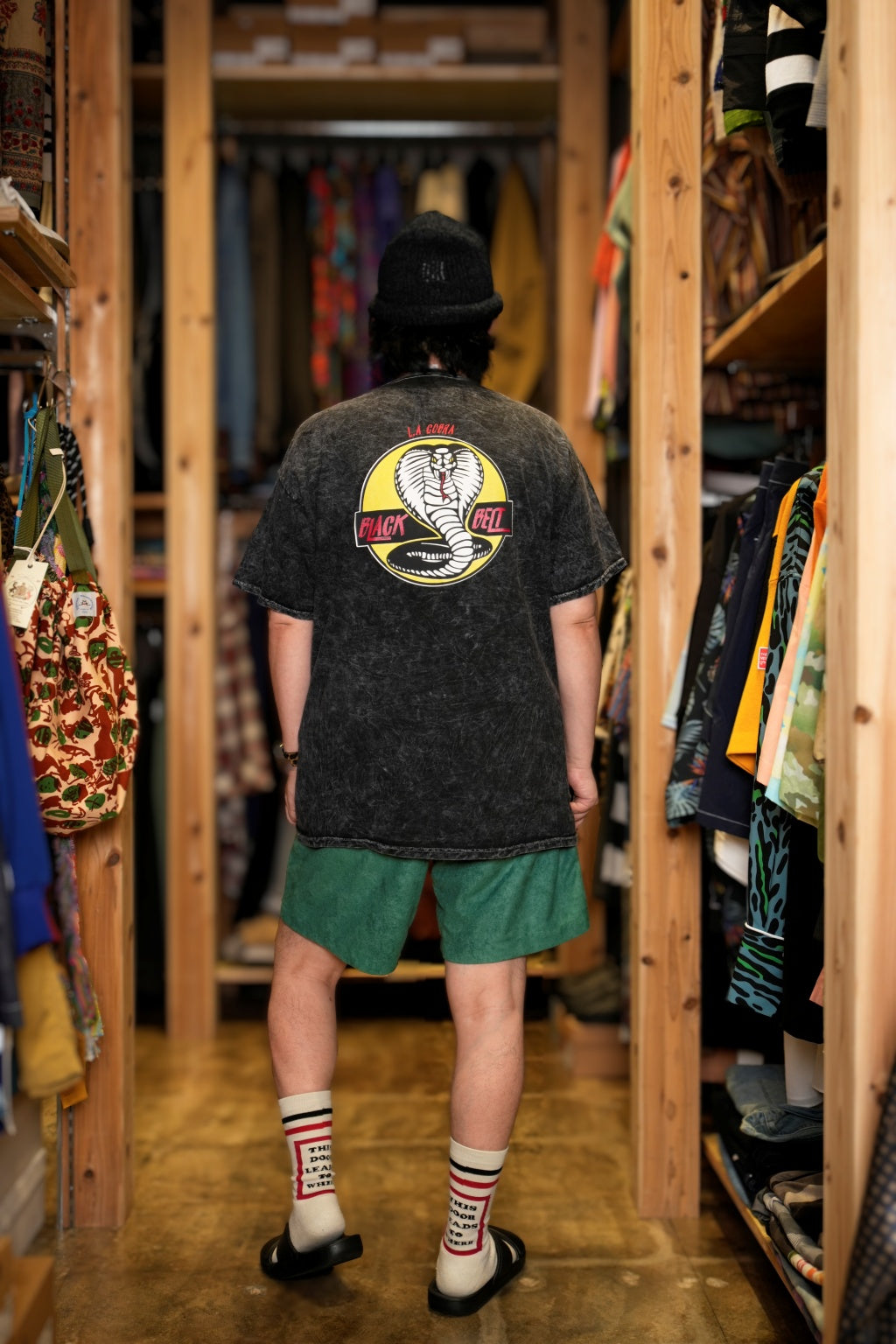 TL24S01400 | LA COBRA CHEMICAL TEE | Color:Black【THRIFTY LOOK_スリフティールック】