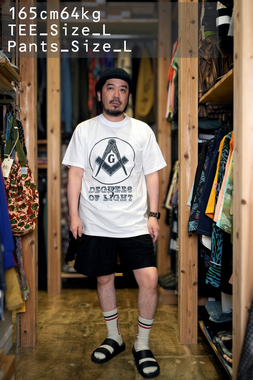 TL24S01600_w | THRIFTY LOOK / DEGREES SOFFE MILITARY TEE | Color:White【THRIFTY LOOK_スリフティールック】