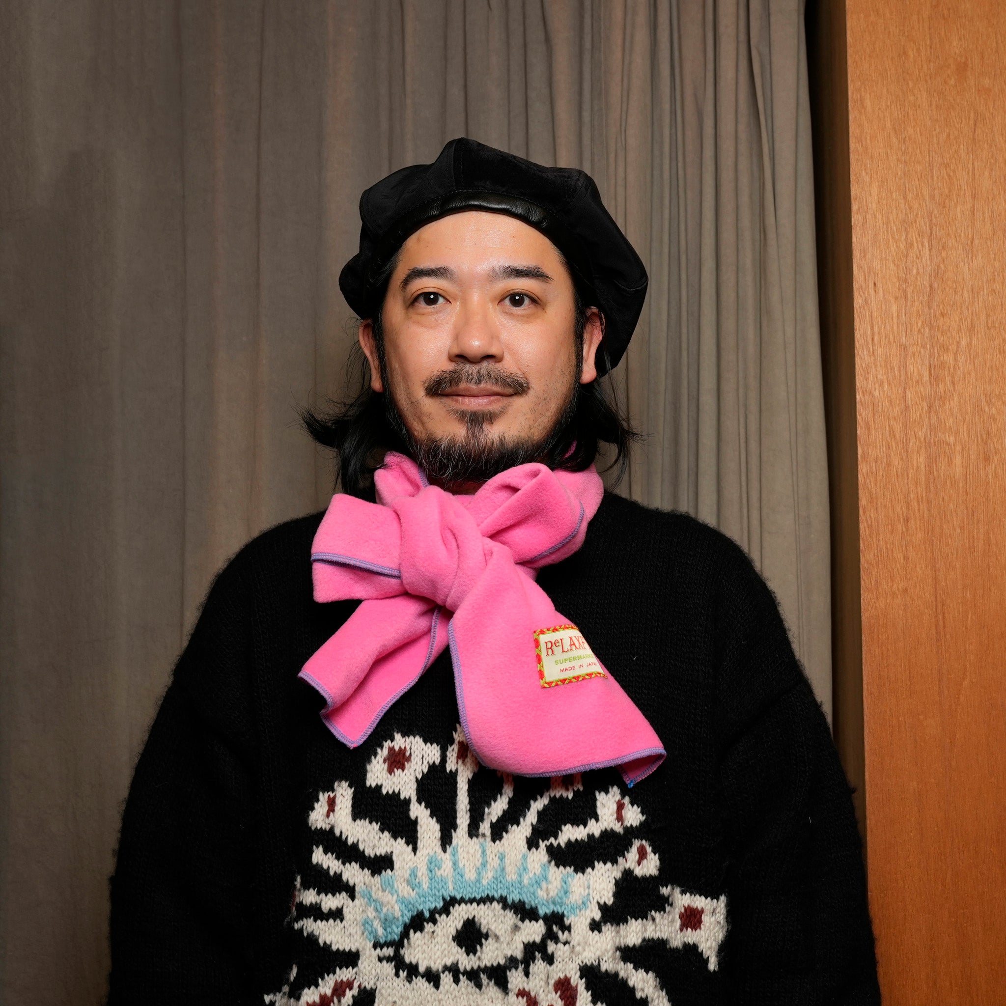 №84 [ FLEECE Muffler “Minneapolis” ] 12 Colors | RELAX FIT