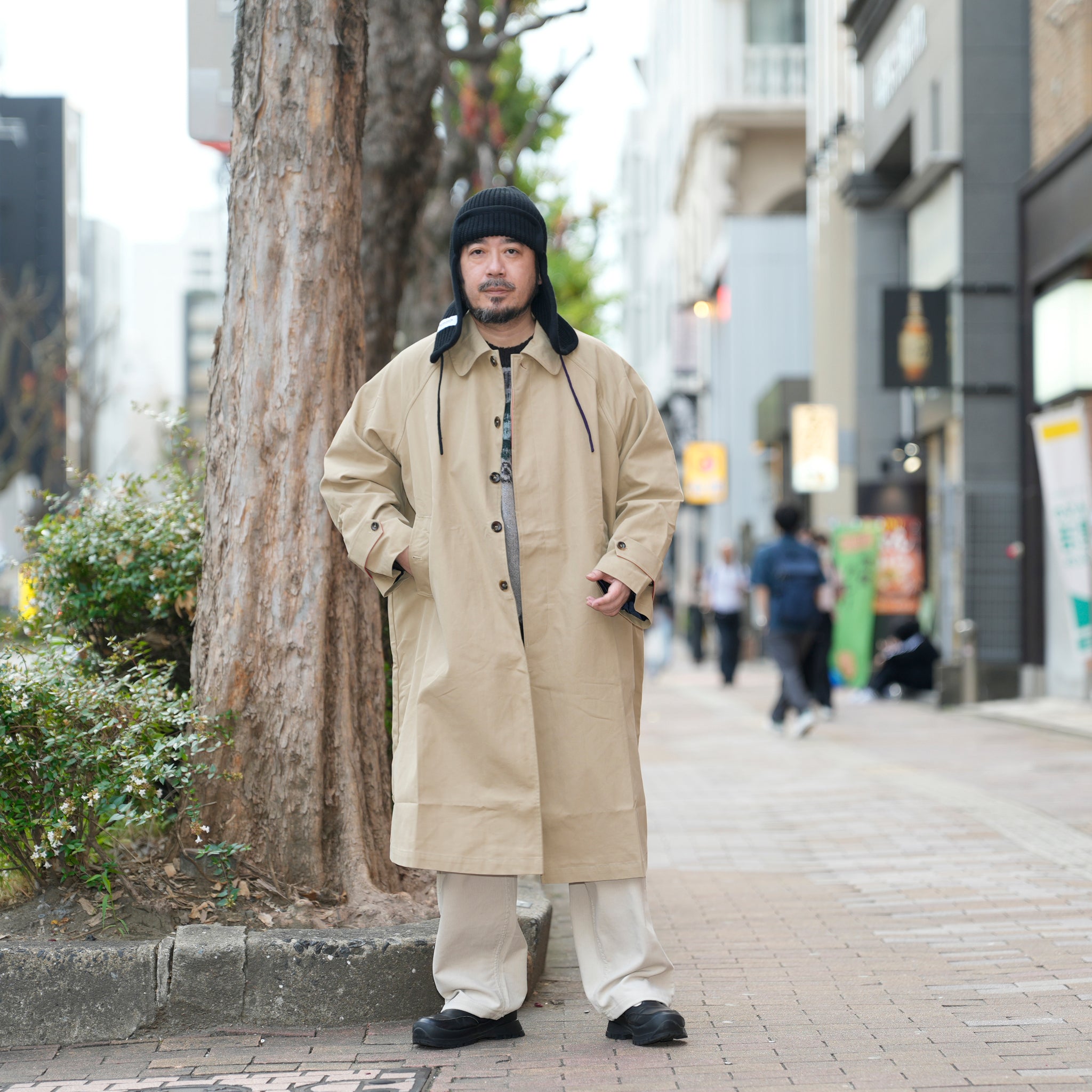 GRAVES | Color_Beige | No_klm25fjk1117_bg【KELEN MEN_ケレン】