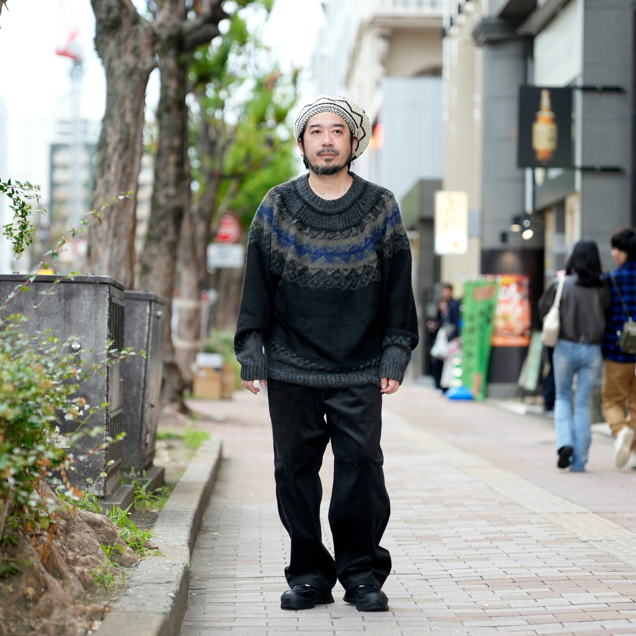 RELAX FIT №147 [ Corduroy easyslacks ] Color:Black/Brown/Cream【RELAX FIT_リラックスフィット】