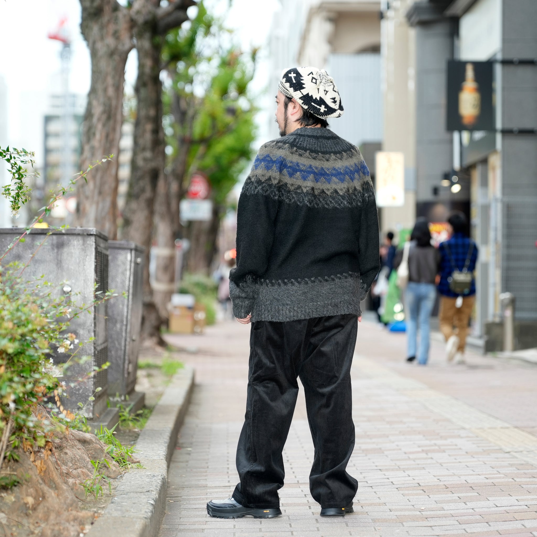 RELAX FIT №147 [ Corduroy easyslacks ] Color:Black/Brown/Cream【RELAX FIT_リラックスフィット】