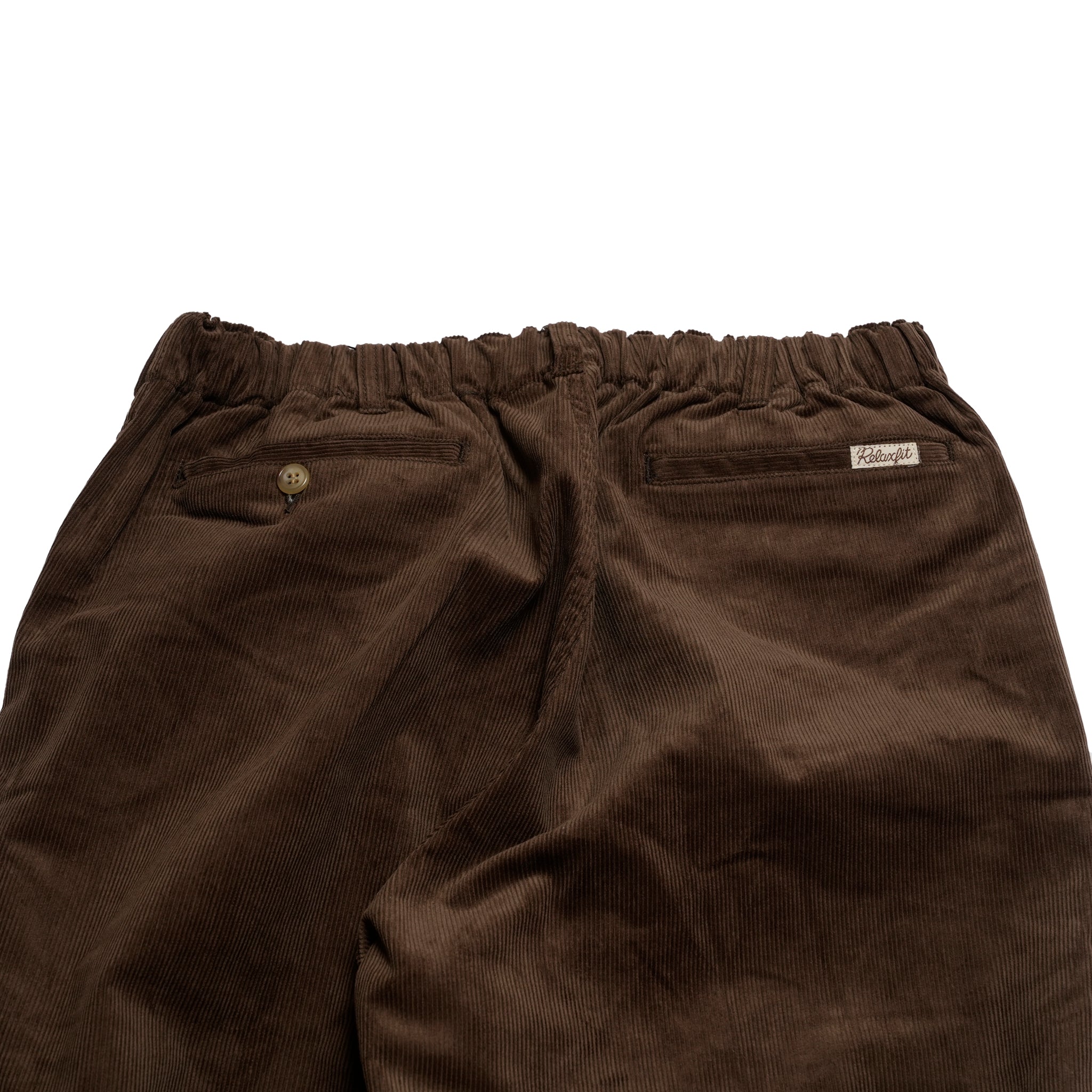 RELAX FIT №147 [ Corduroy easyslacks ] Color:Black/Brown/Cream【RELAX FIT_リラックスフィット】