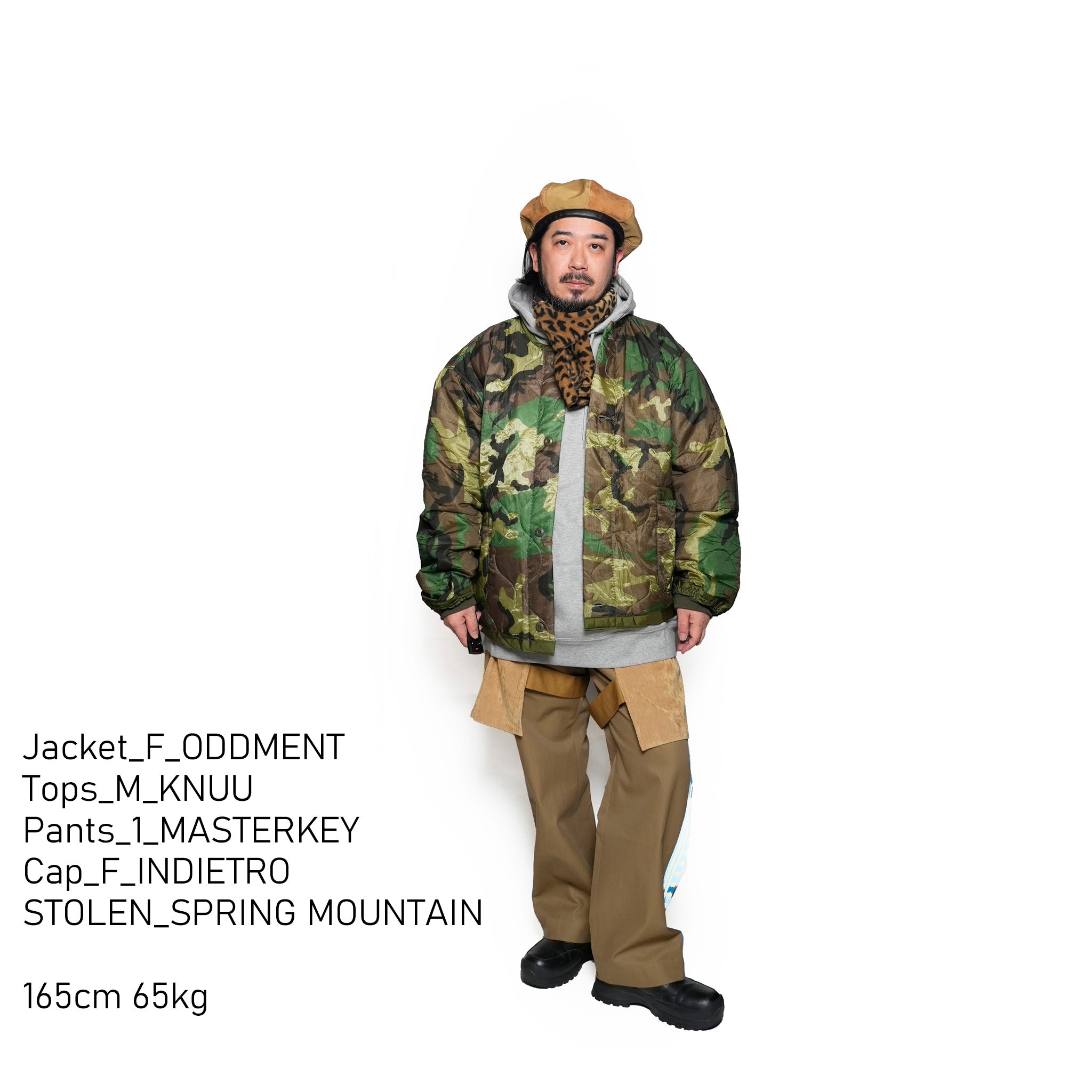 QUILTING SHORT JACKET | Color:Woodland【ODDMENT_オッドメント】