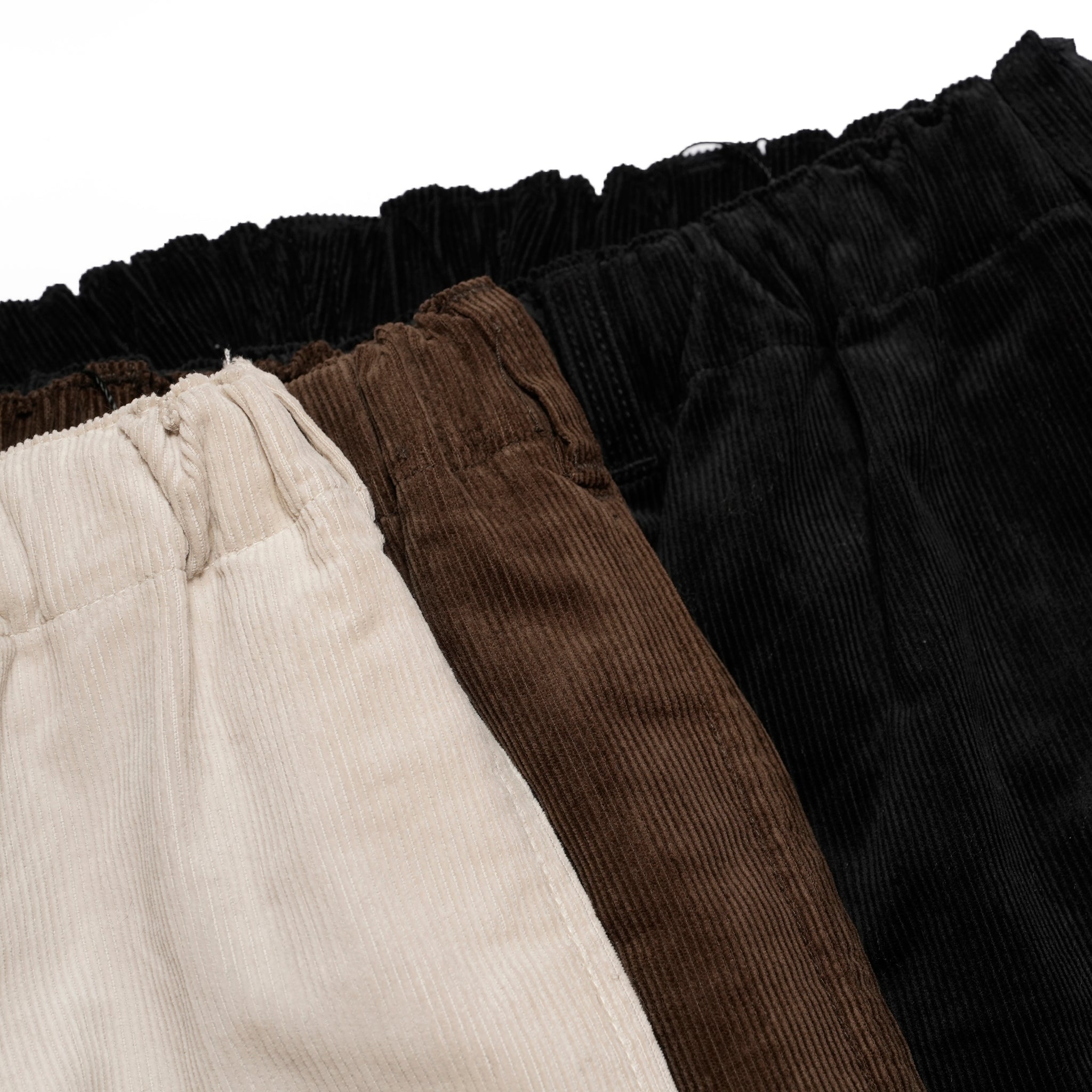 RELAX FIT №147 [ Corduroy easyslacks ] Color:Black/Brown/Cream【RELAX FIT_リラックスフィット】