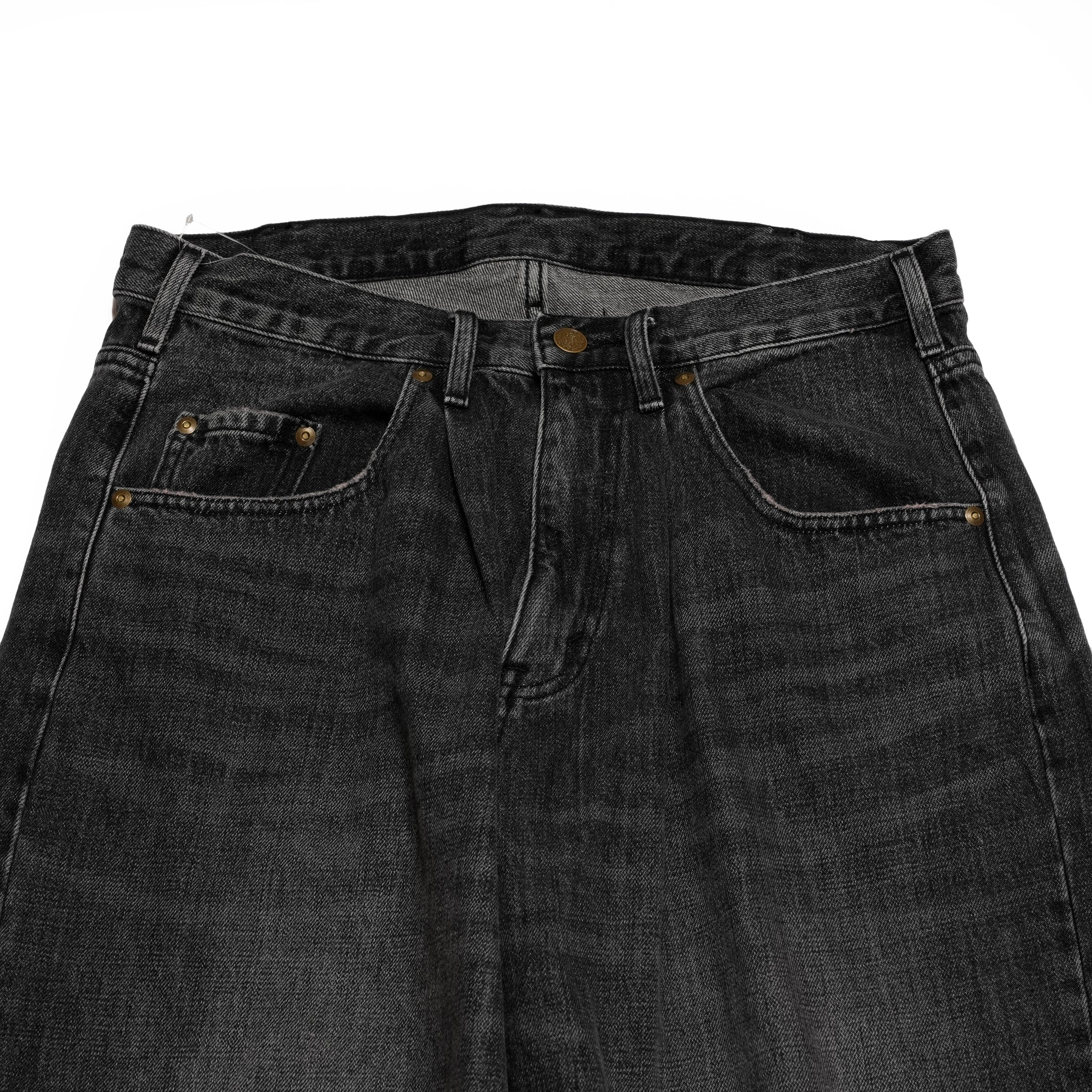 DENIM BAGGY PANTS | Color_#11 BlackStone | No_gh5s013d_#11 blackstone【GUNG HO_ガンホー】