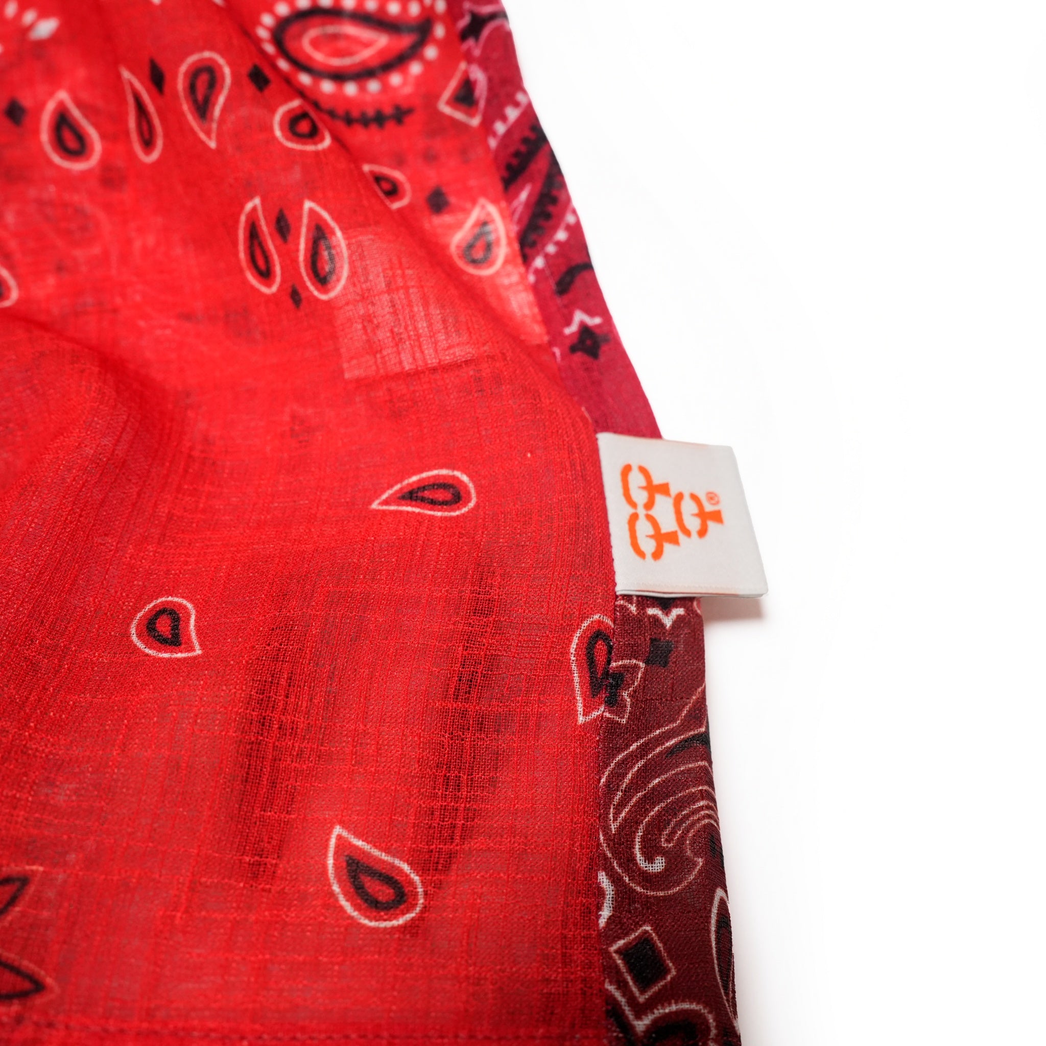 G62201_TR | BANDANA ALOHA SHIRTS-TR | COlor:Tomato Red【GORT_ゴート】