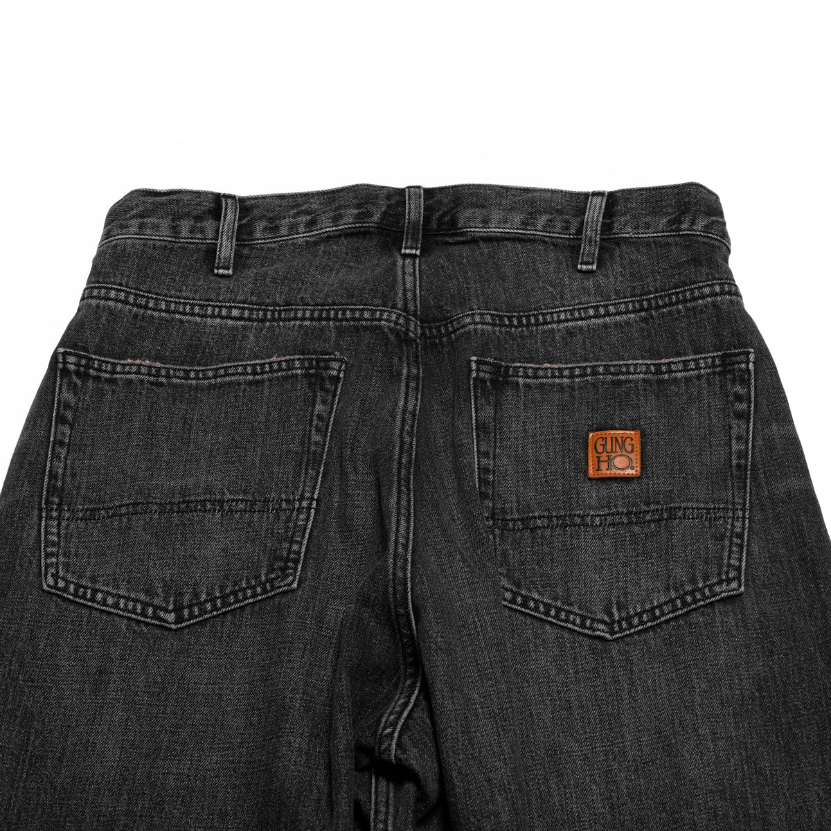 DENIM BAGGY PANTS – #11 BlackStone | gh5s013d_#11 blackstone【GUNG HO_ガンホー】