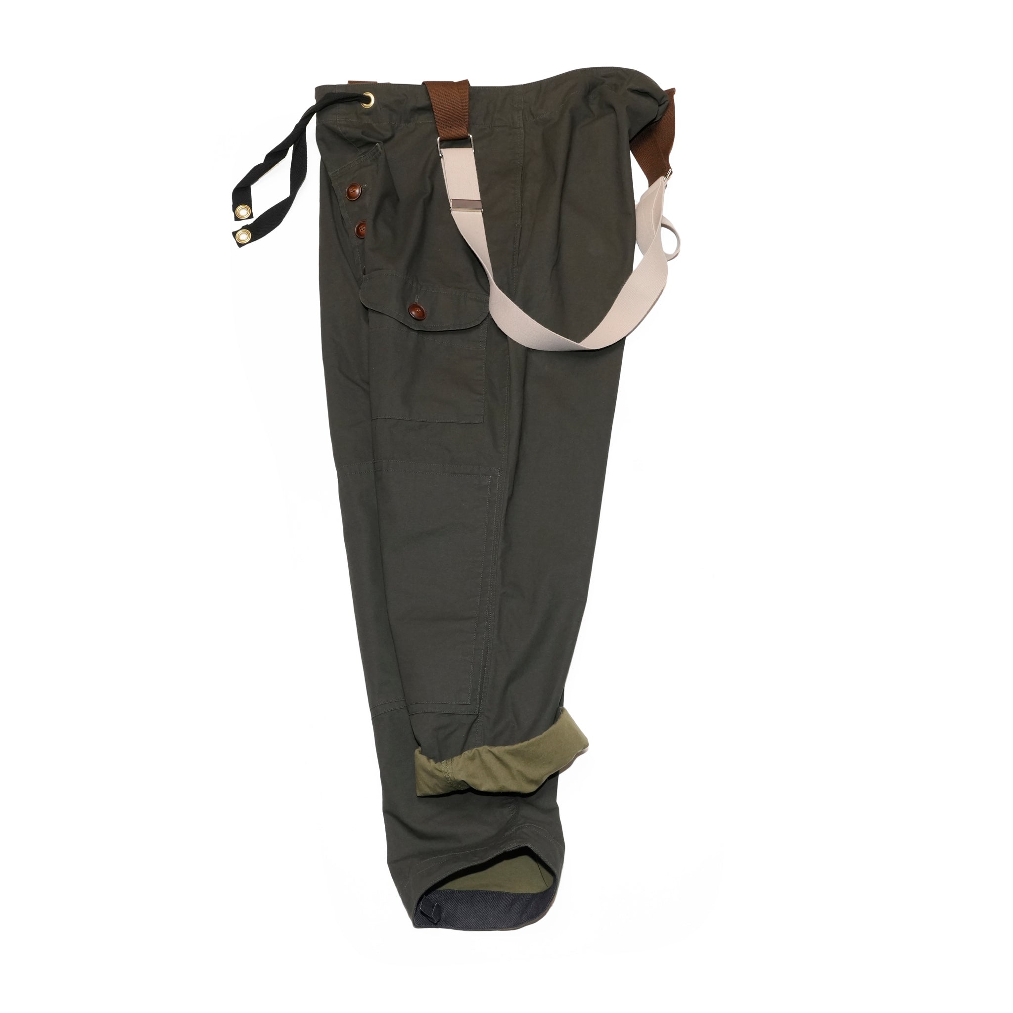 WAX-ish ROYAL NAVY TROUSERS | Color_Olive | No_25-3-PT02【ORIGINAL JOHN_オリジナルジョン】【入荷予定アイテム・入荷連絡可能】