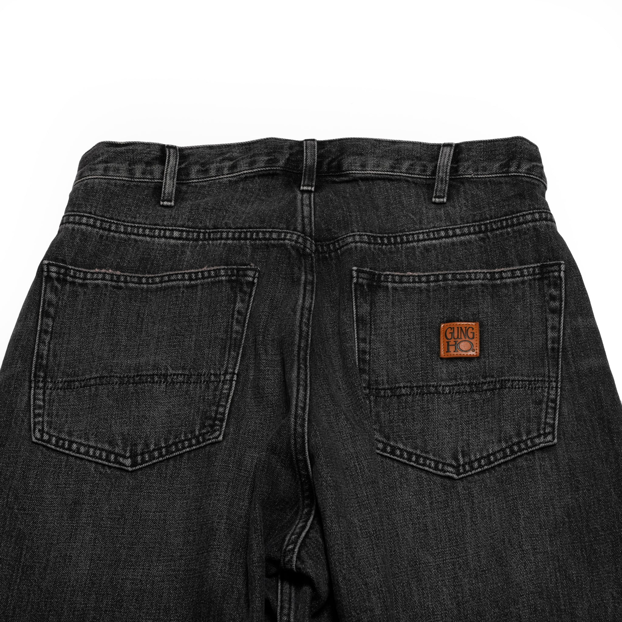 DENIM BAGGY PANTS – #11 BlackStone | gh5s013d_#11 blackstone【GUNG