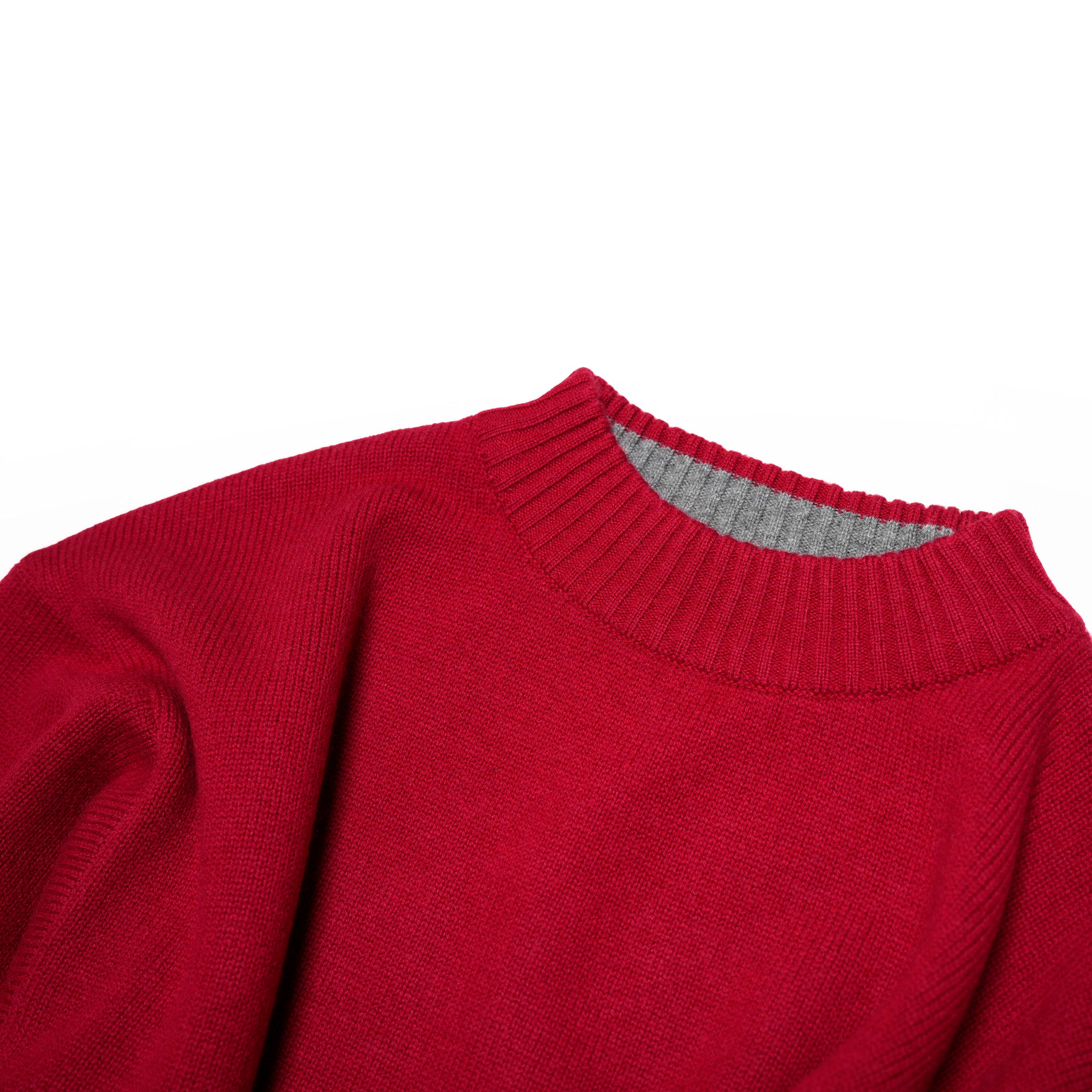 Sleeve line knit – Red | WHYTO