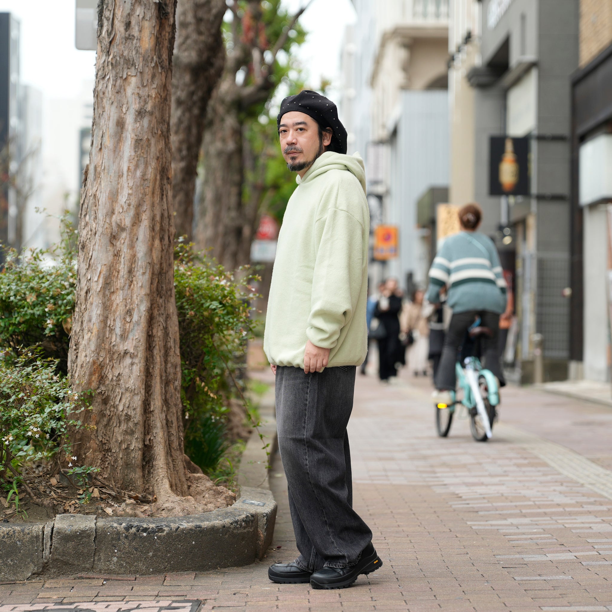 DENIM BAGGY PANTS | Color_#11 BlackStone | No_gh5s013d_#11 blackstone【GUNG HO_ガンホー】