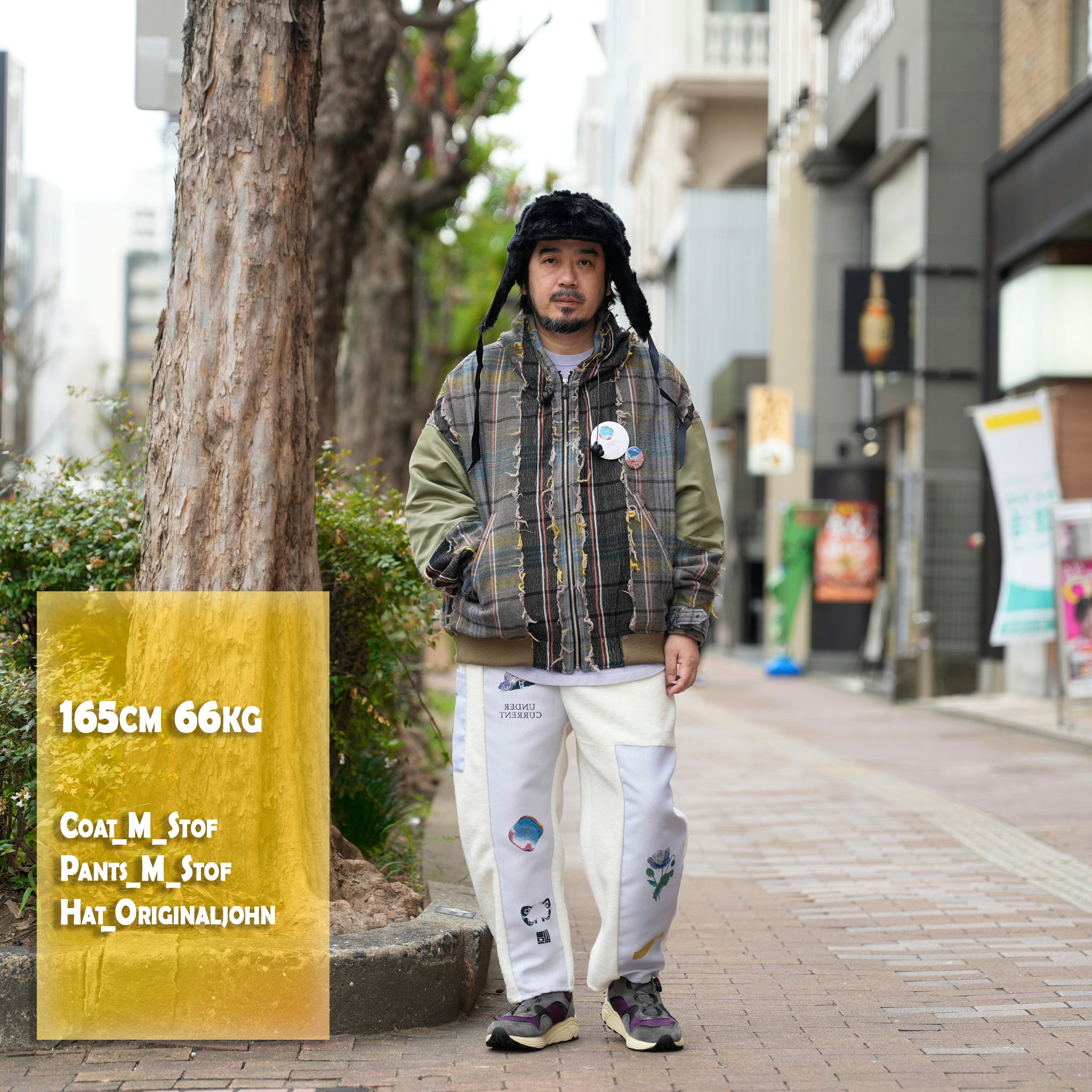 FLAGMENTS MIX DAYOFF PANT | Color_White | No_sf25aw-18_white【STOF_ストフ】