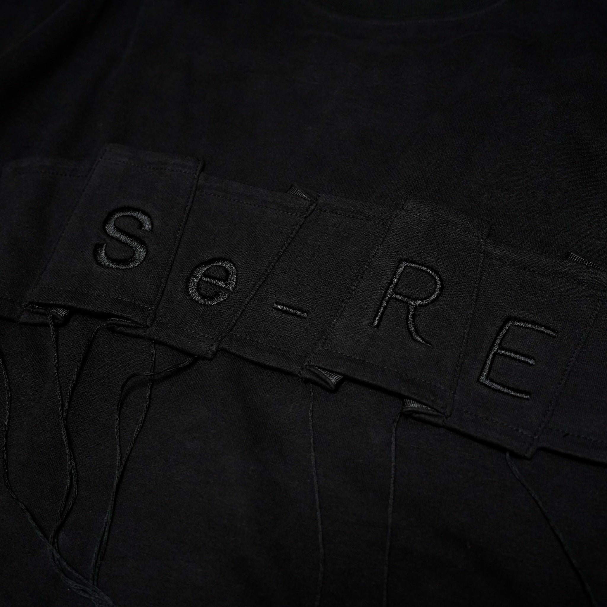 SNS24-RE-T02 | SeRE：FYI tee -BLACK 【SEIVSON_セイブソン】