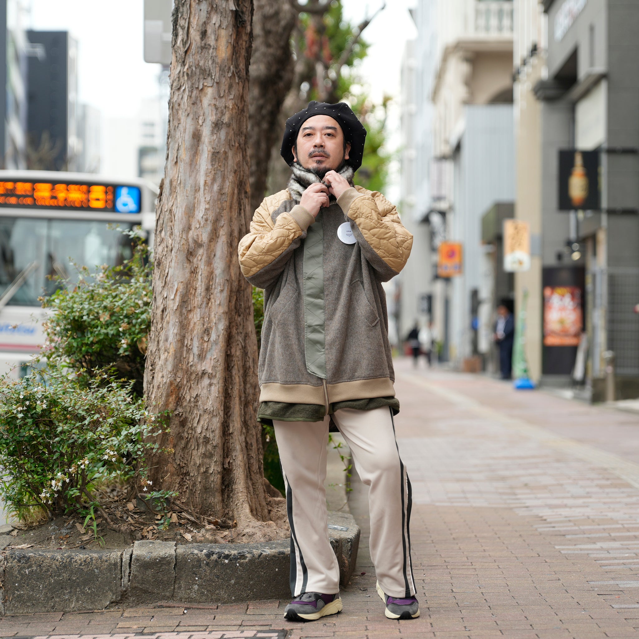 The Origin Folklore Blouson | Color_Beige | No_bsd25aw-03_beige【BEDSIDEDRAMA_ベッドサイドドラマ】