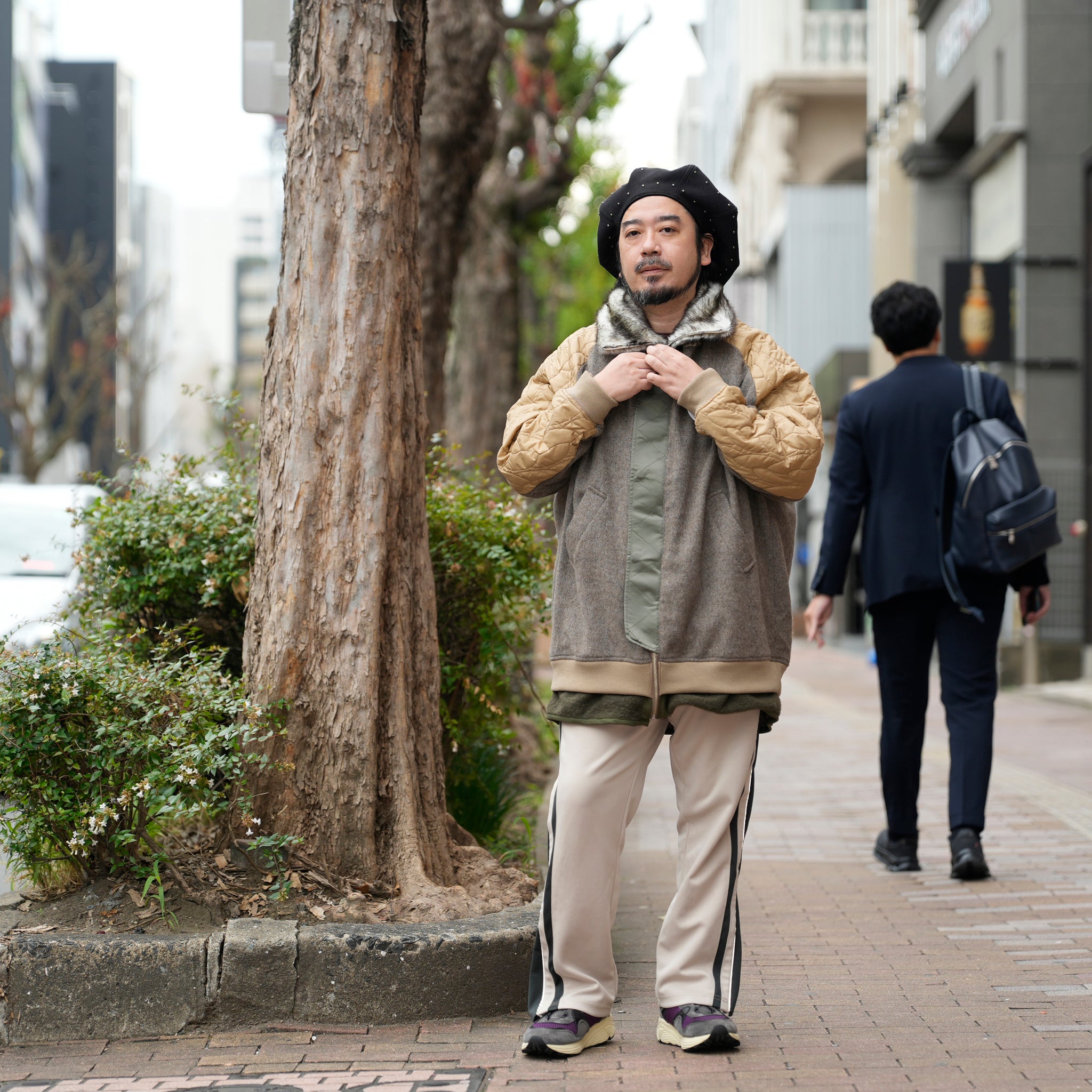 The Origin Folklore Blouson | Color_Beige | No_bsd25aw-03_beige【BEDSIDEDRAMA_ベッドサイドドラマ】