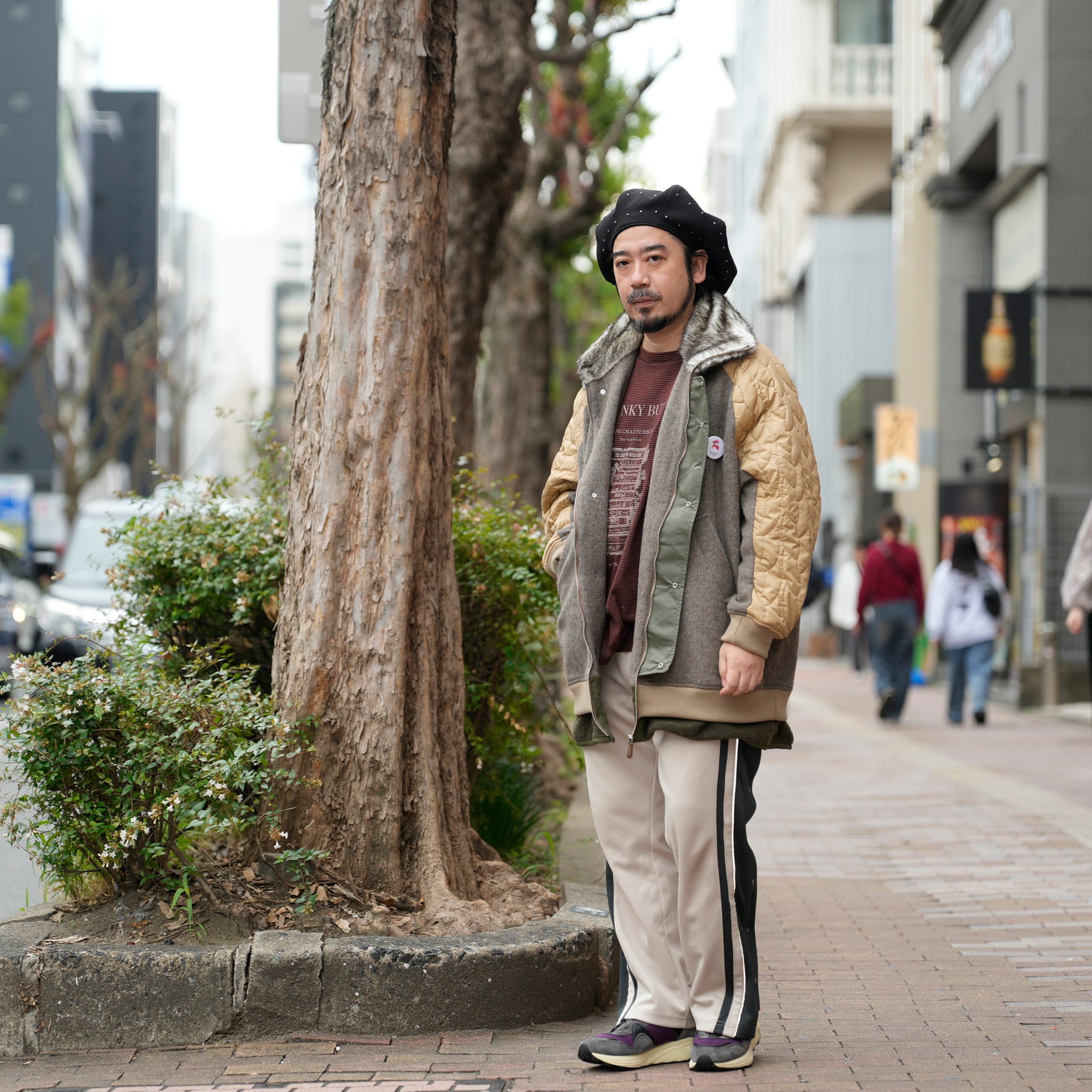 The Origin Folklore Blouson | Color_Beige | No_bsd25aw-03_beige【BEDSIDEDRAMA_ベッドサイドドラマ】