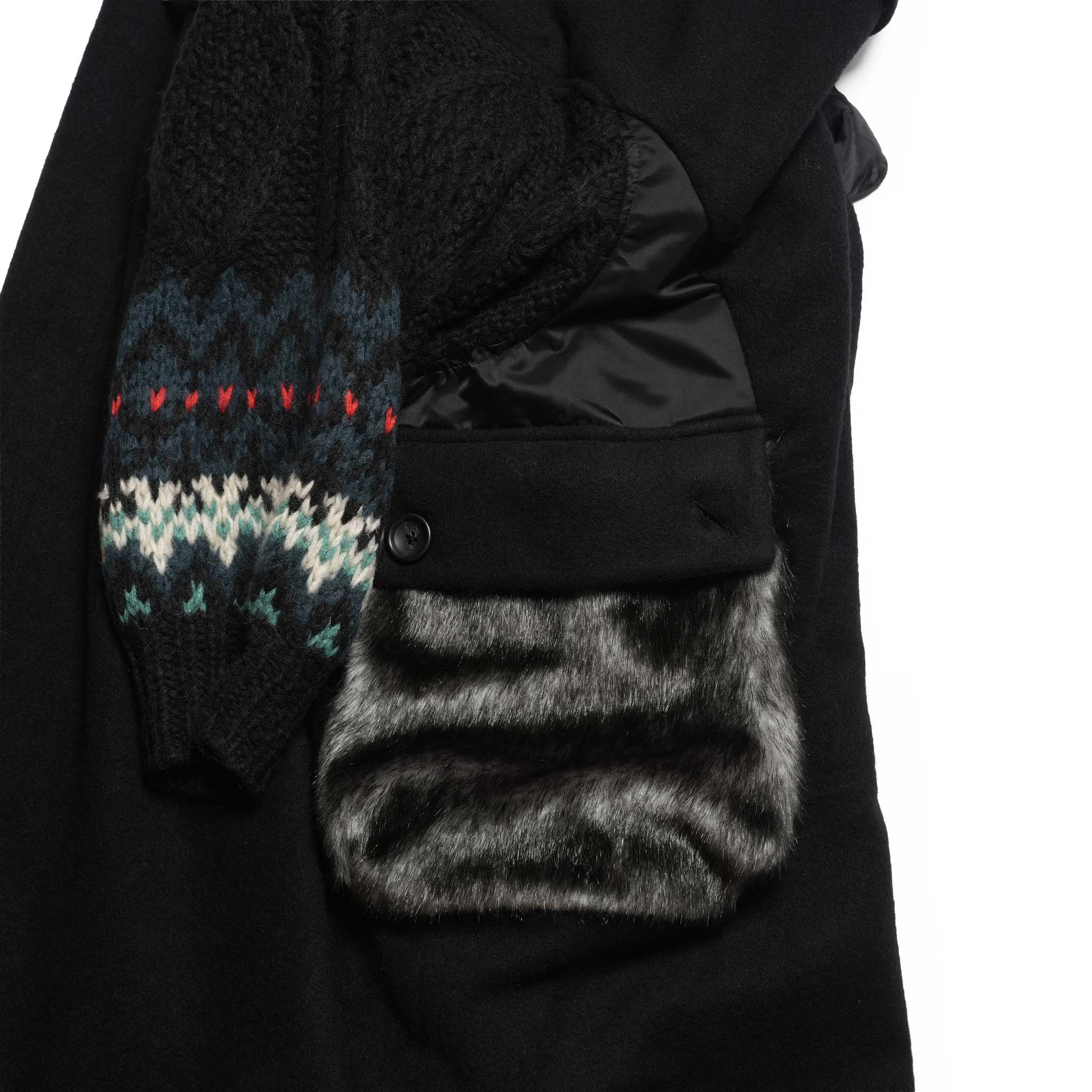 OOPARTS Mix Gawn Coat | Color_Black | No_bsd25aw-01_black【BEDSIDEDRAMA_ベッドサイドドラマ】